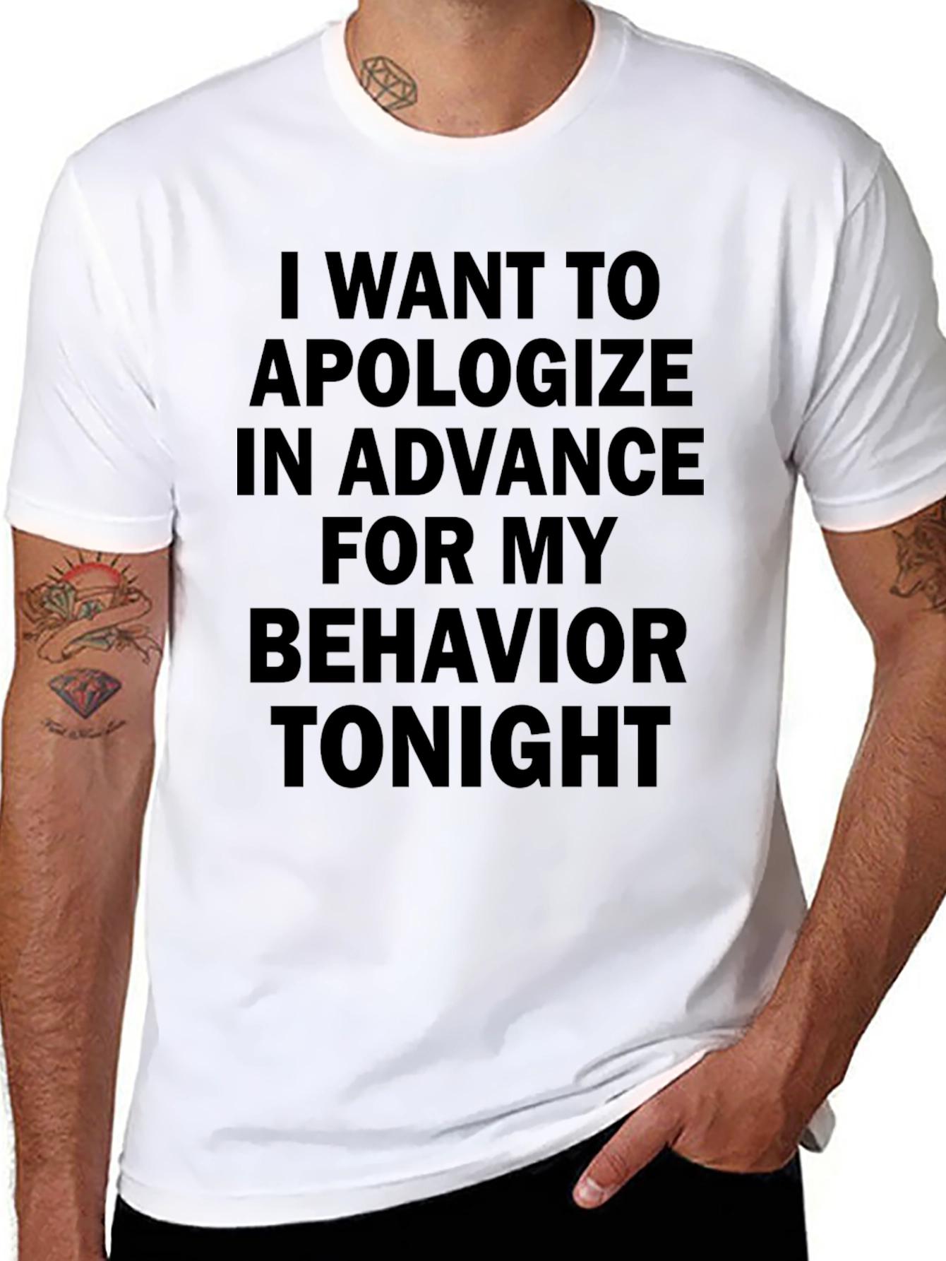Apology T-Shirt - Hilarious Warning Tee