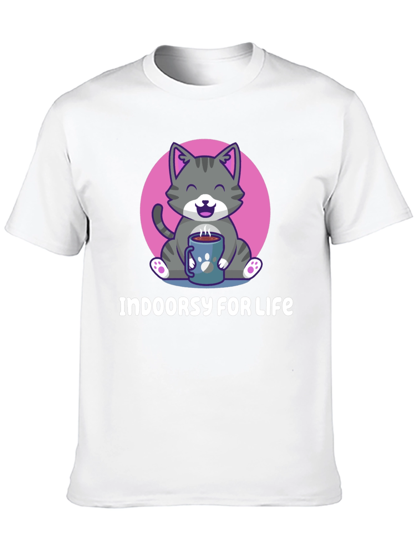 Indoor Cat Lover T-Shirt - Cozy & Cute