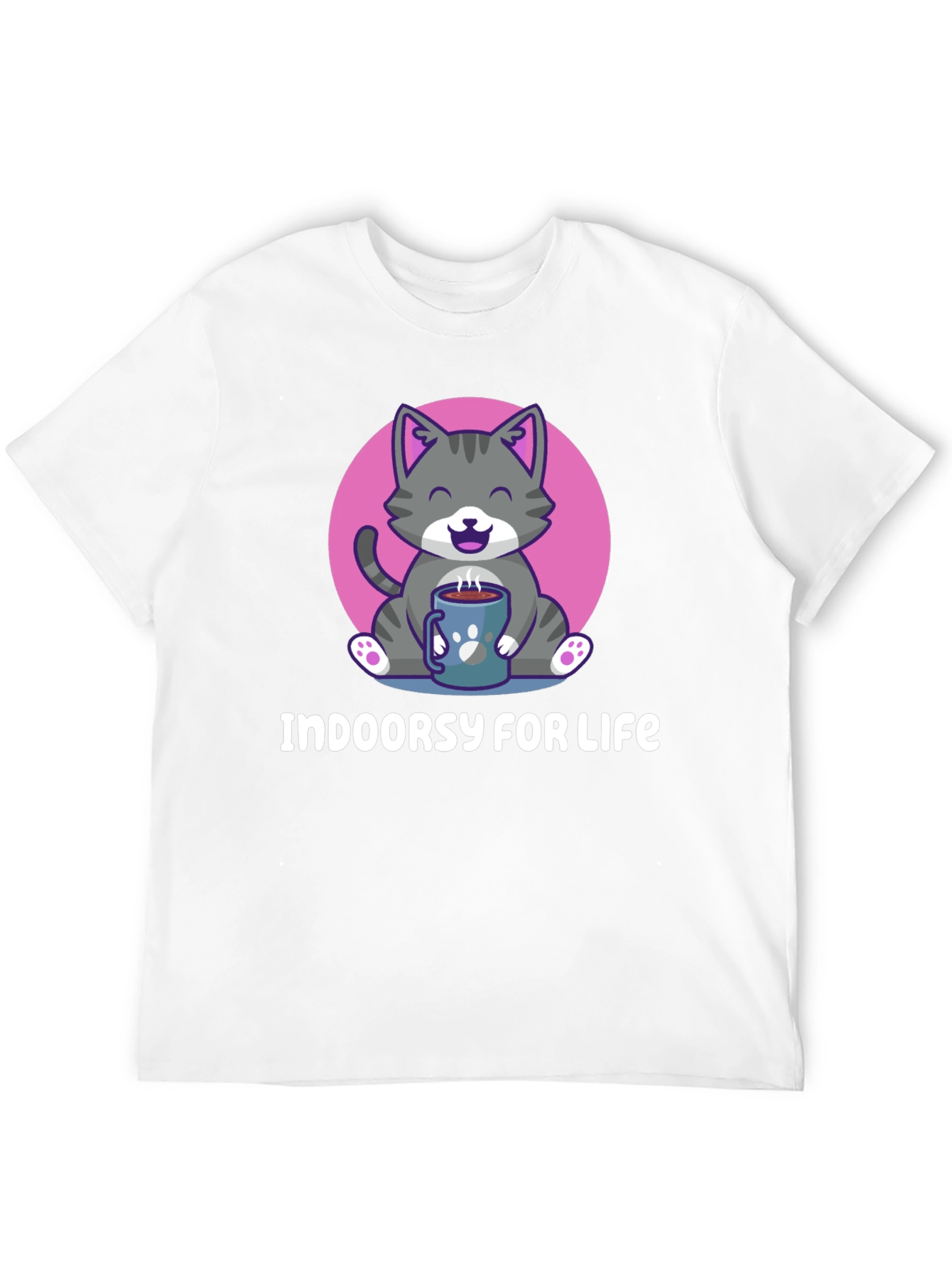 Indoor Cat Lover T-Shirt - Cozy & Cute