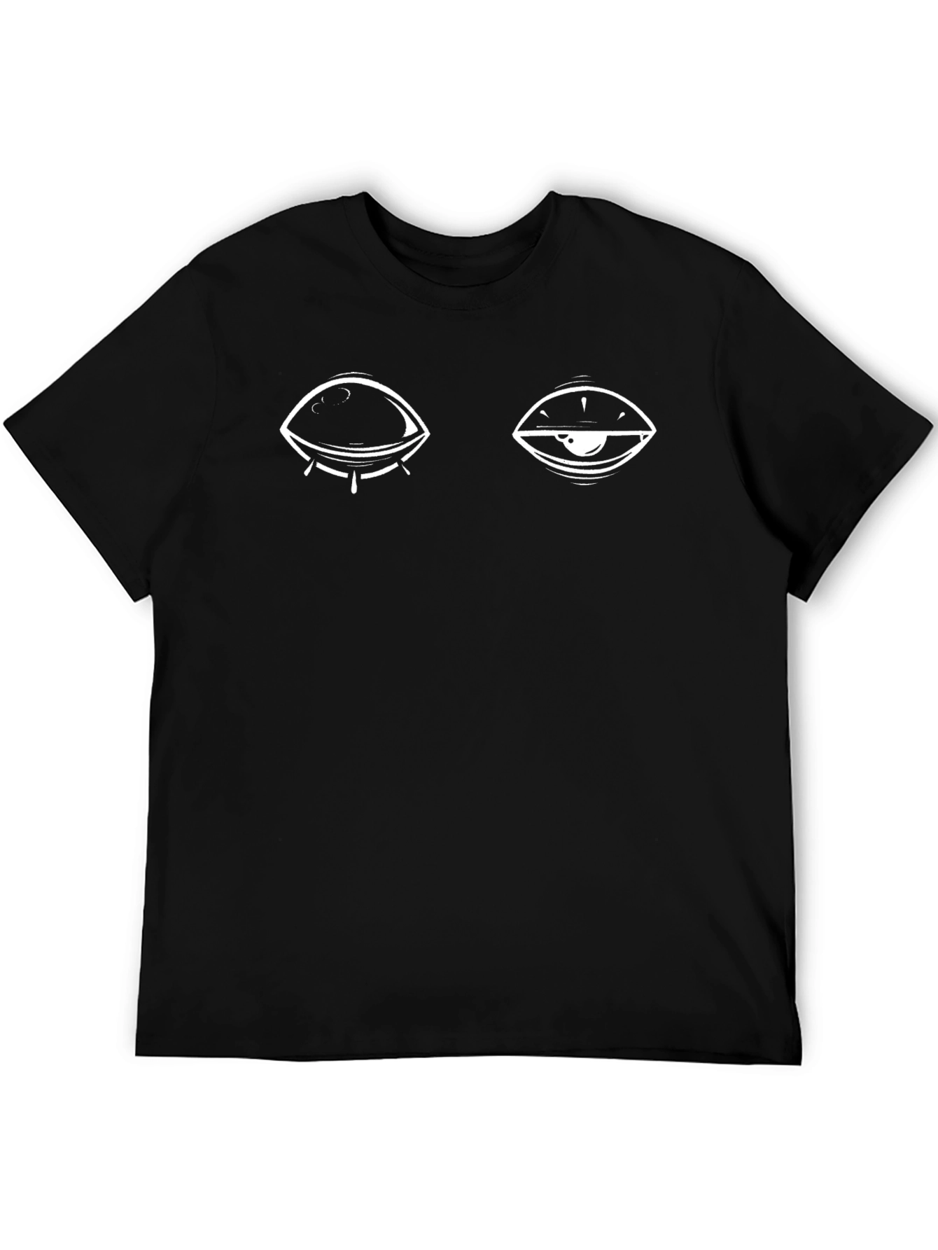 Eye Graphic Black T-Shirt - Unique Design
