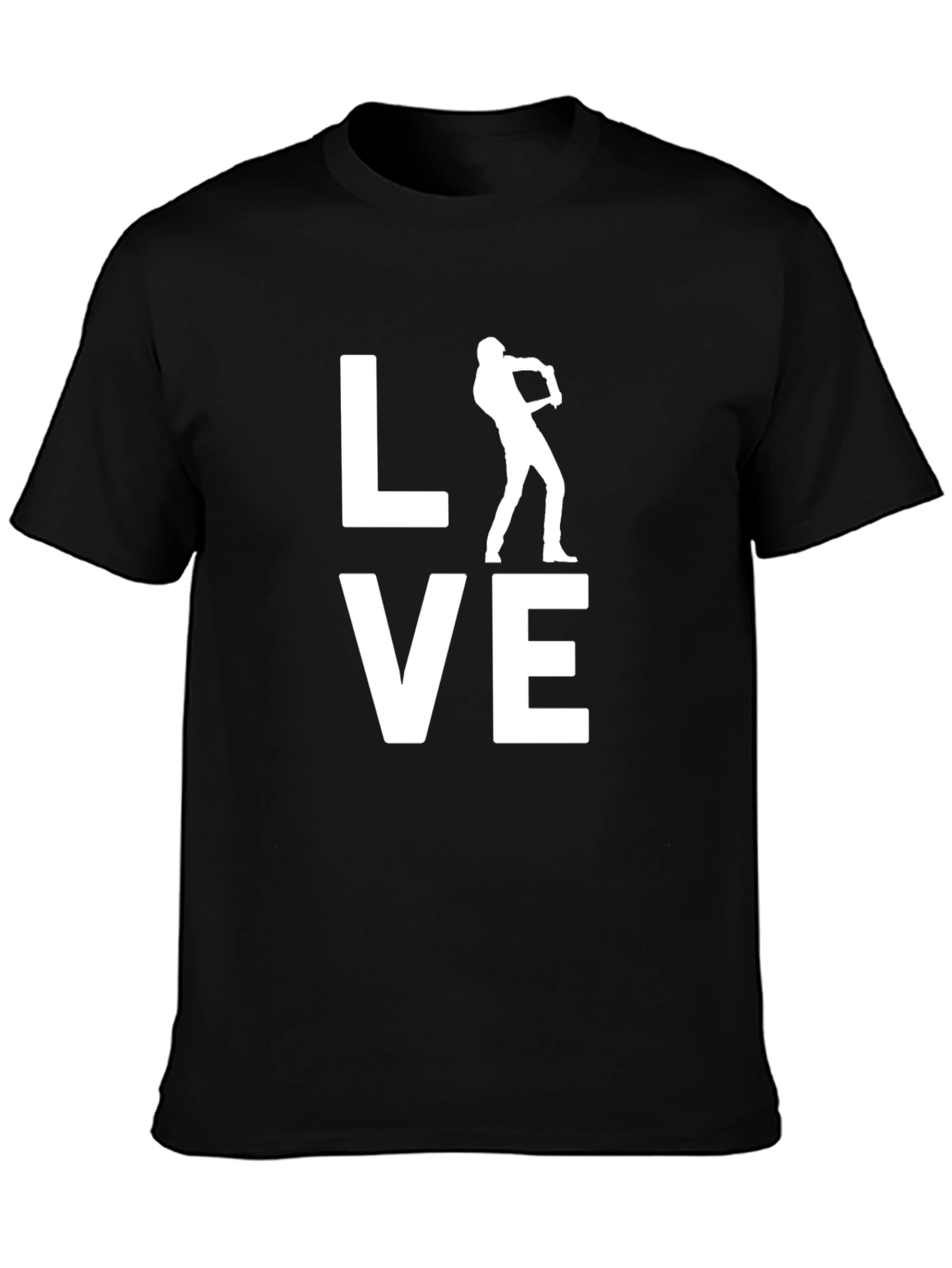 Love Baseball Black T-Shirt