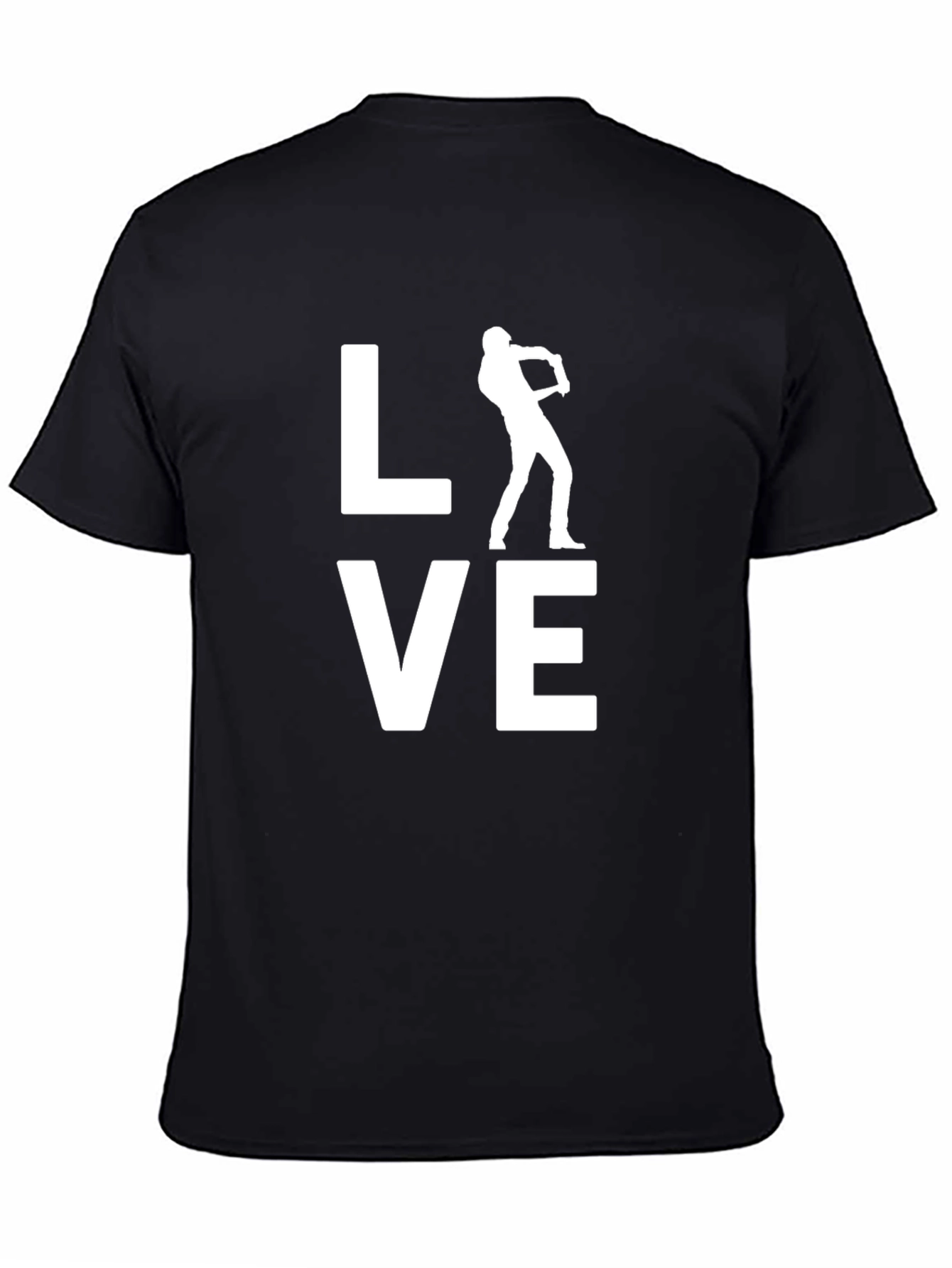 Love Baseball Black T-Shirt
