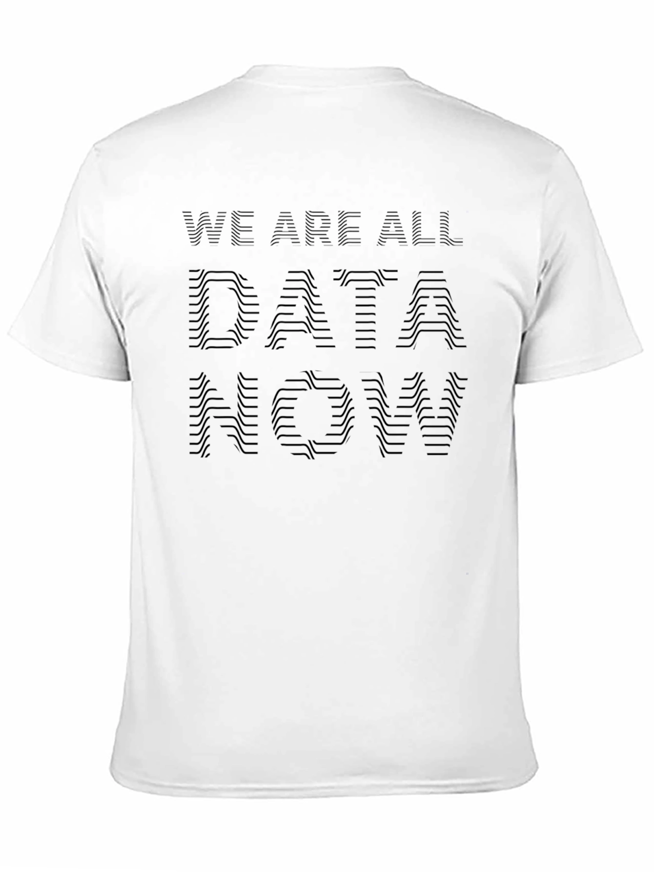 Data Now Black T-Shirt