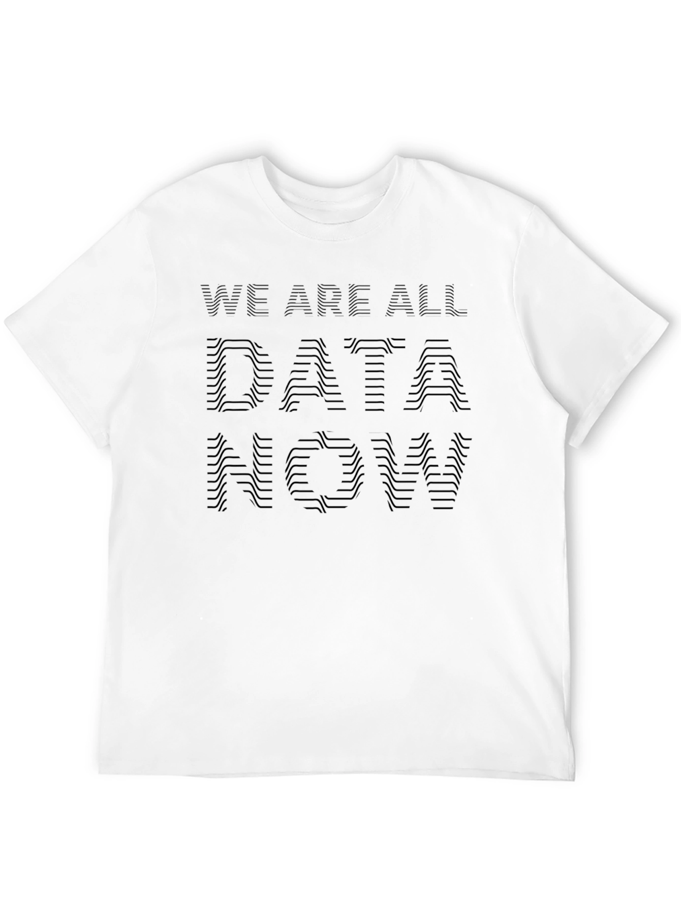 Data Now Black T-Shirt