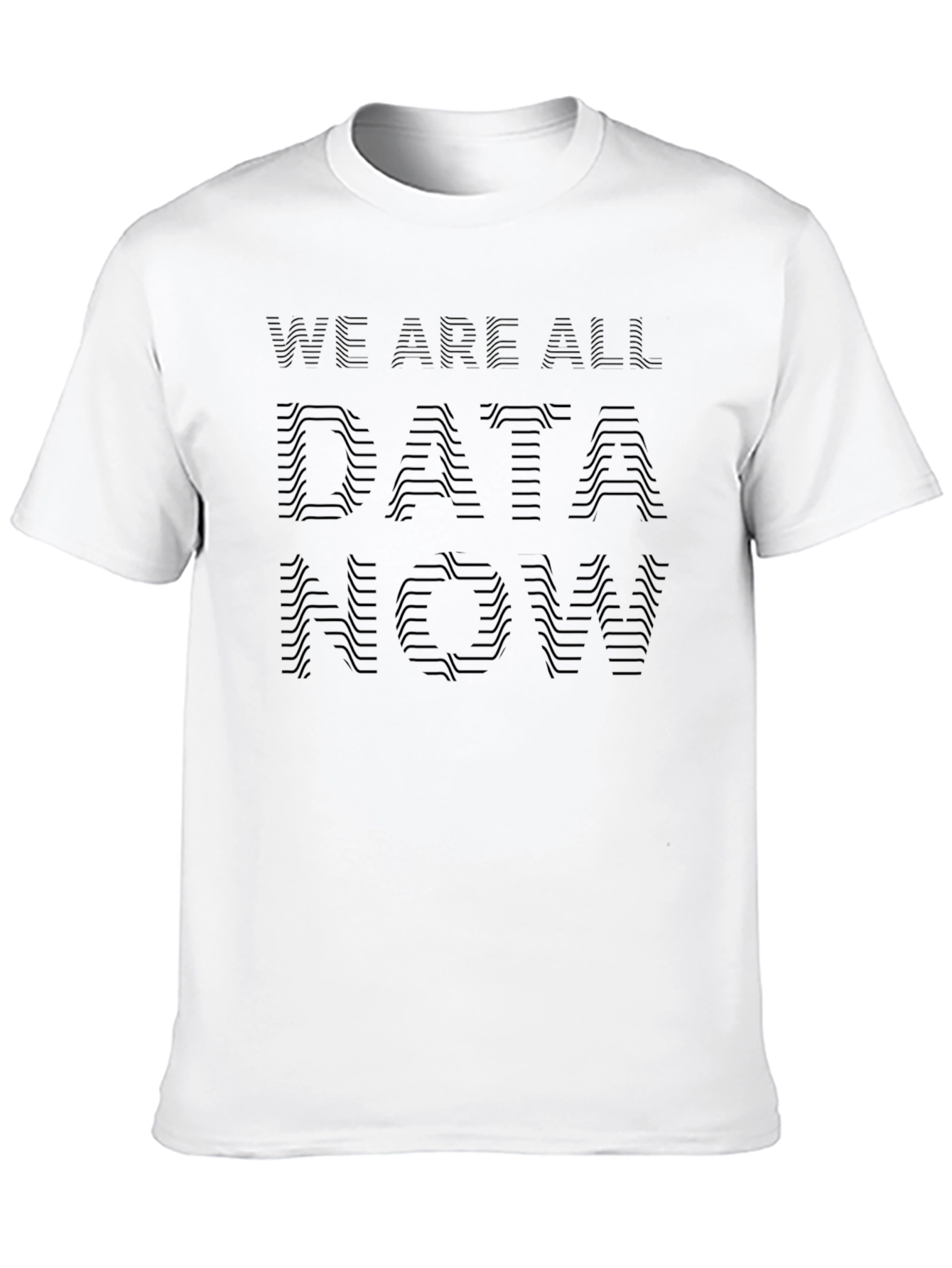Data Now Black T-Shirt