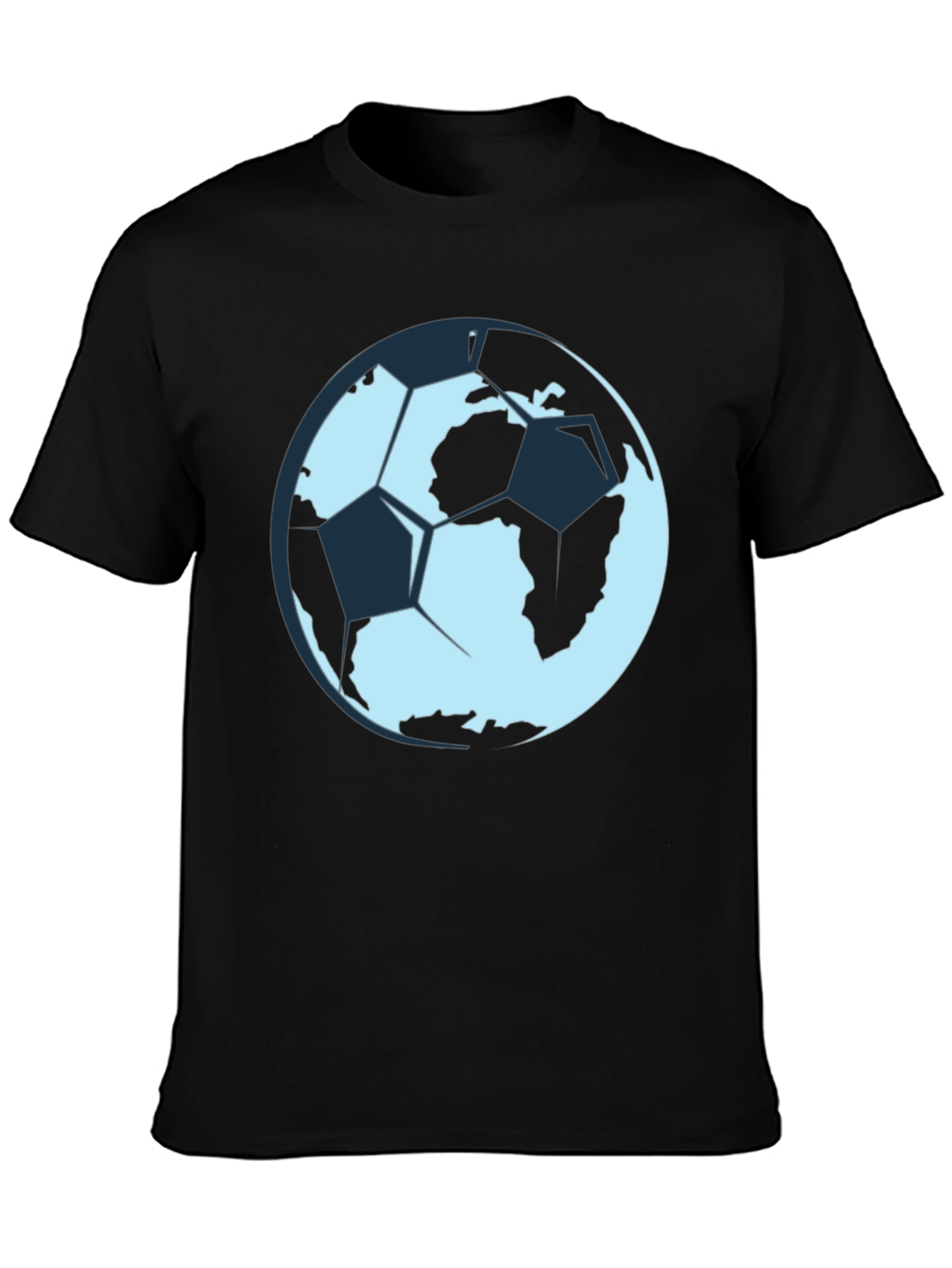 Earth Soccer Ball Graphic T-Shirt