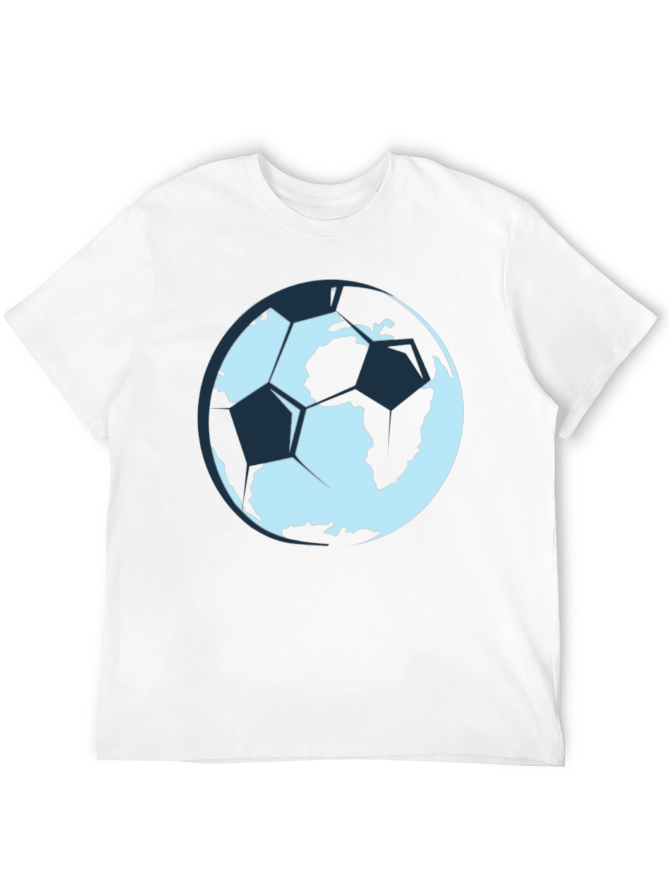 Earth Soccer Ball Graphic T-Shirt