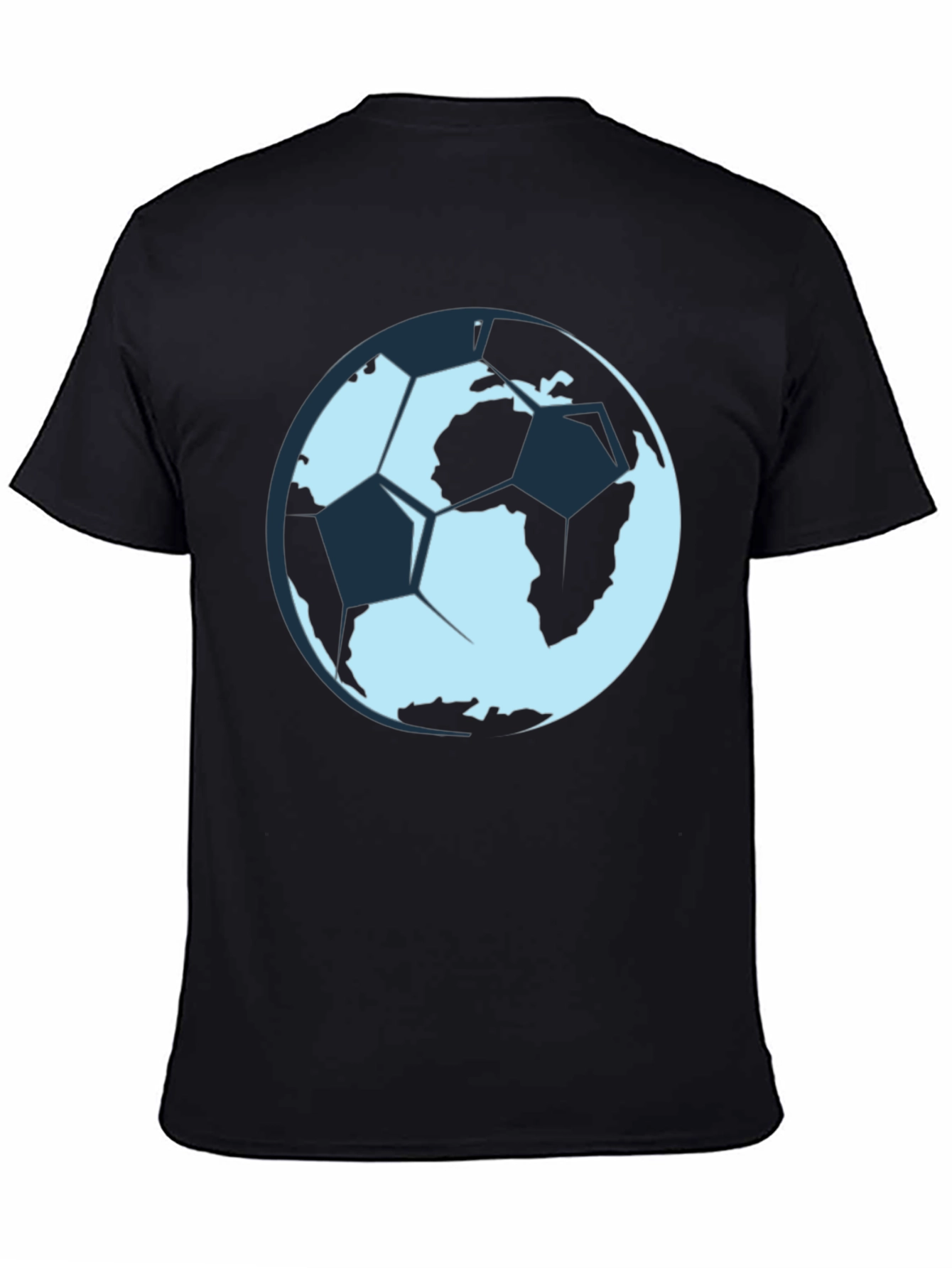 Earth Soccer Ball Graphic T-Shirt