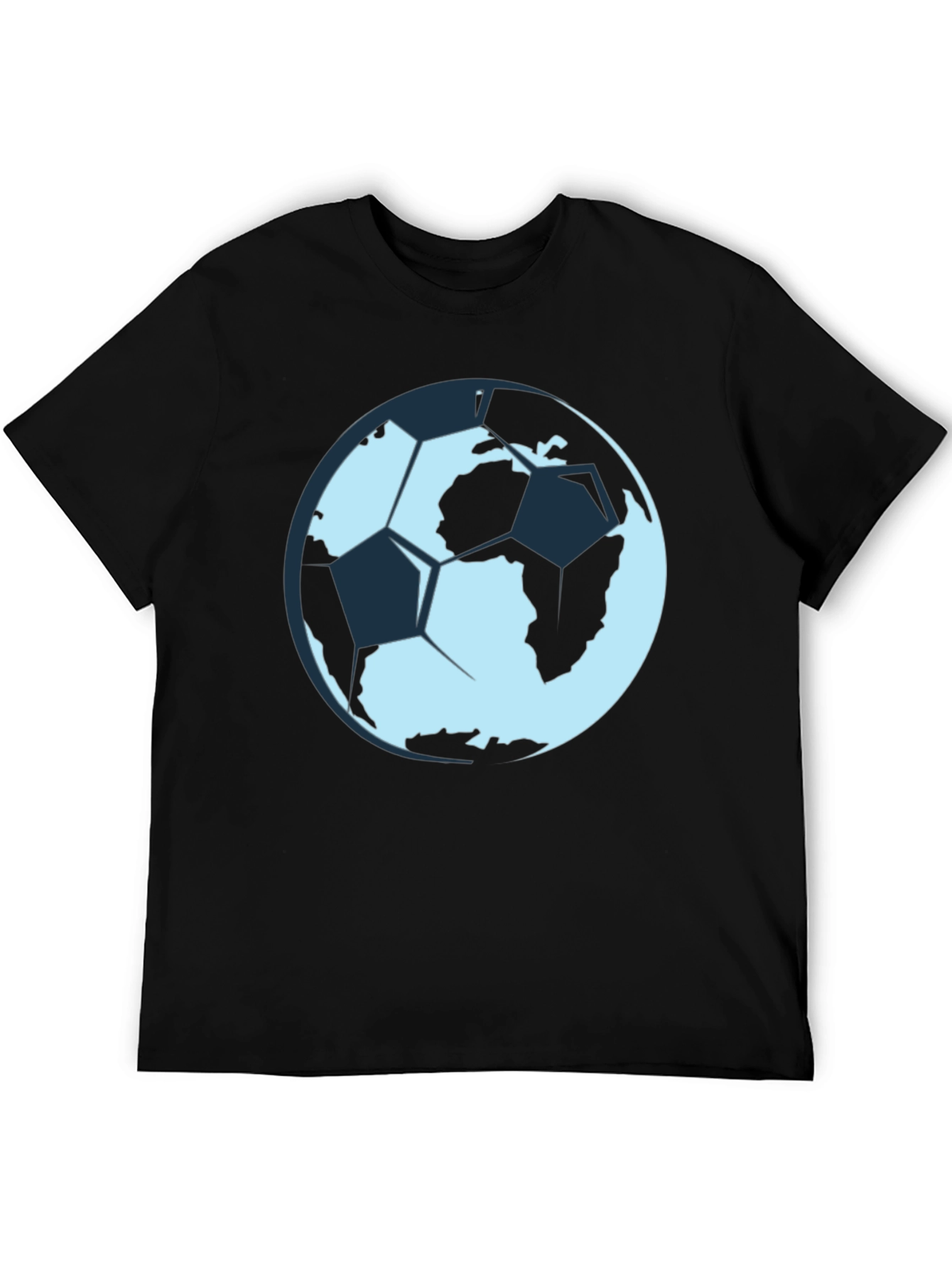 Earth Soccer Ball Graphic T-Shirt
