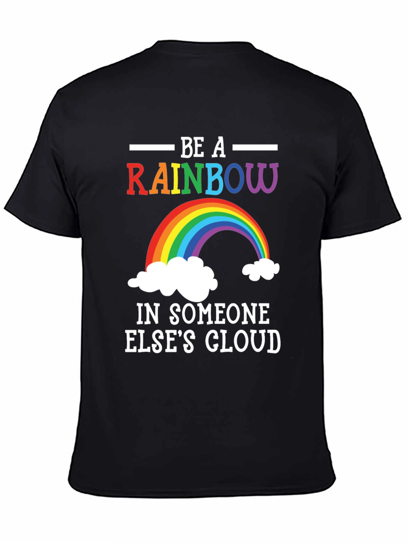 Rainbow Graphic T-Shirt - Be A Rainbow