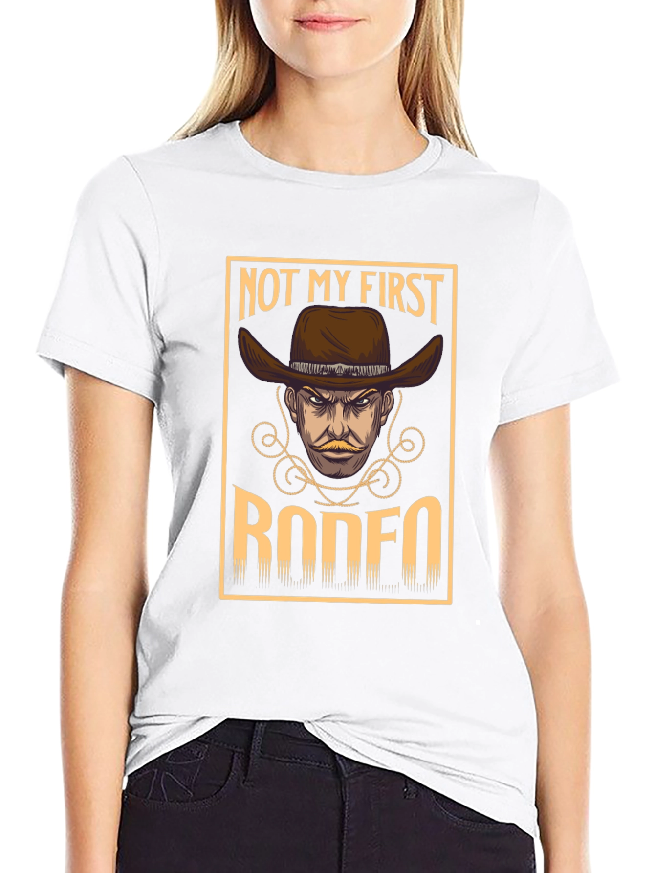 Not My First Rodeo Graphic Tee - Cowboy T-Shirt