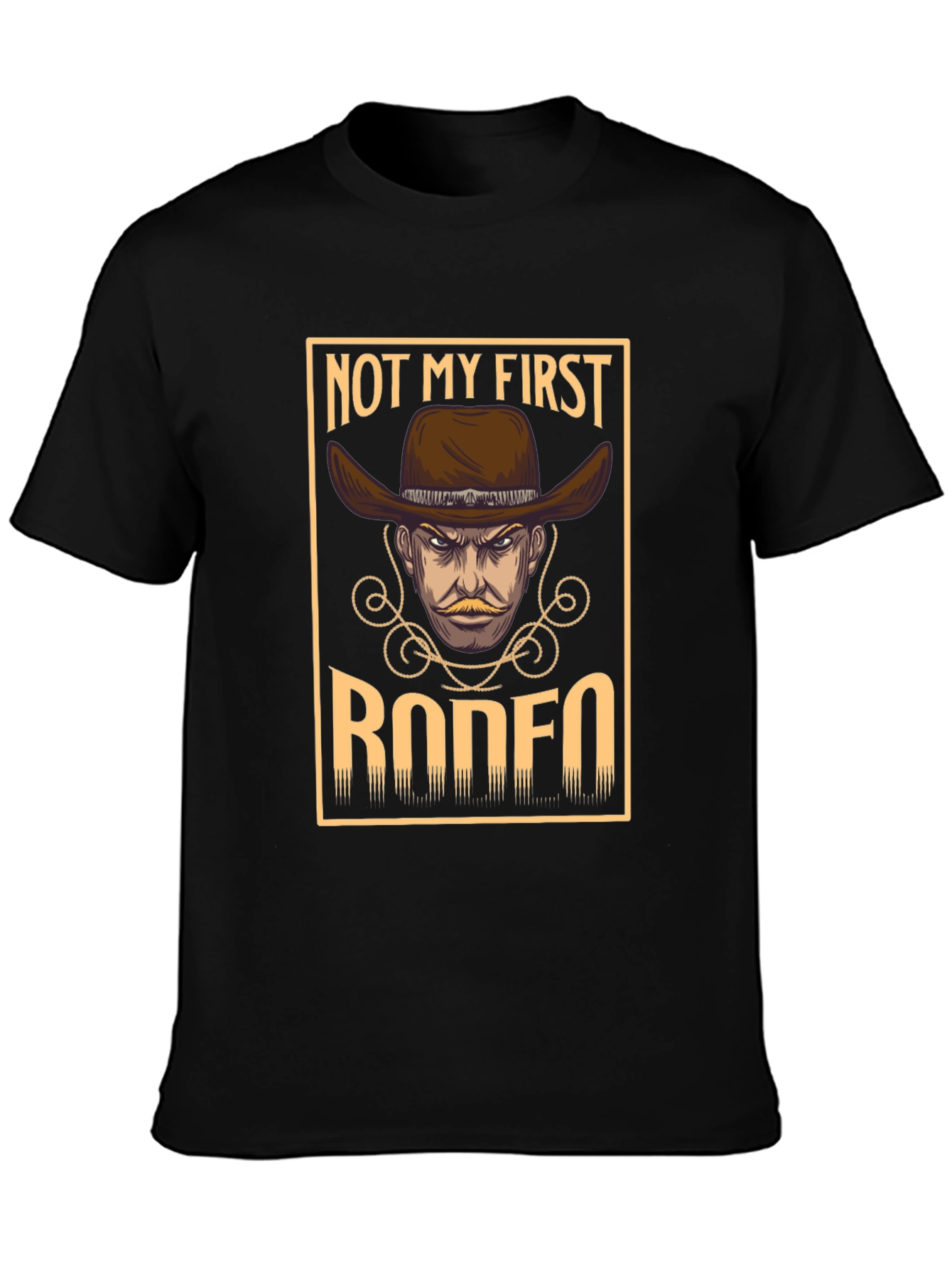 Not My First Rodeo Graphic Tee - Cowboy T-Shirt