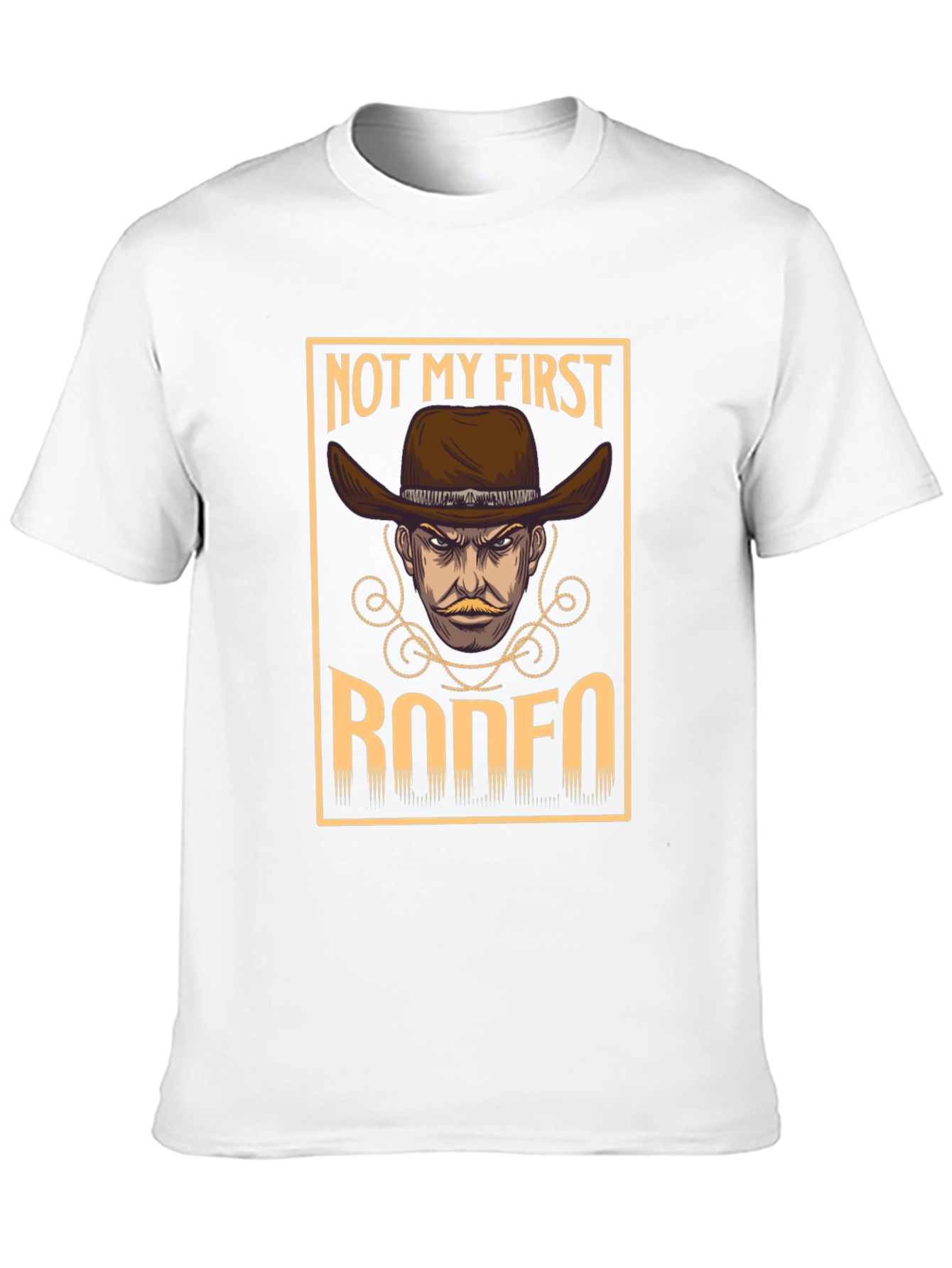 Not My First Rodeo Graphic Tee - Cowboy T-Shirt