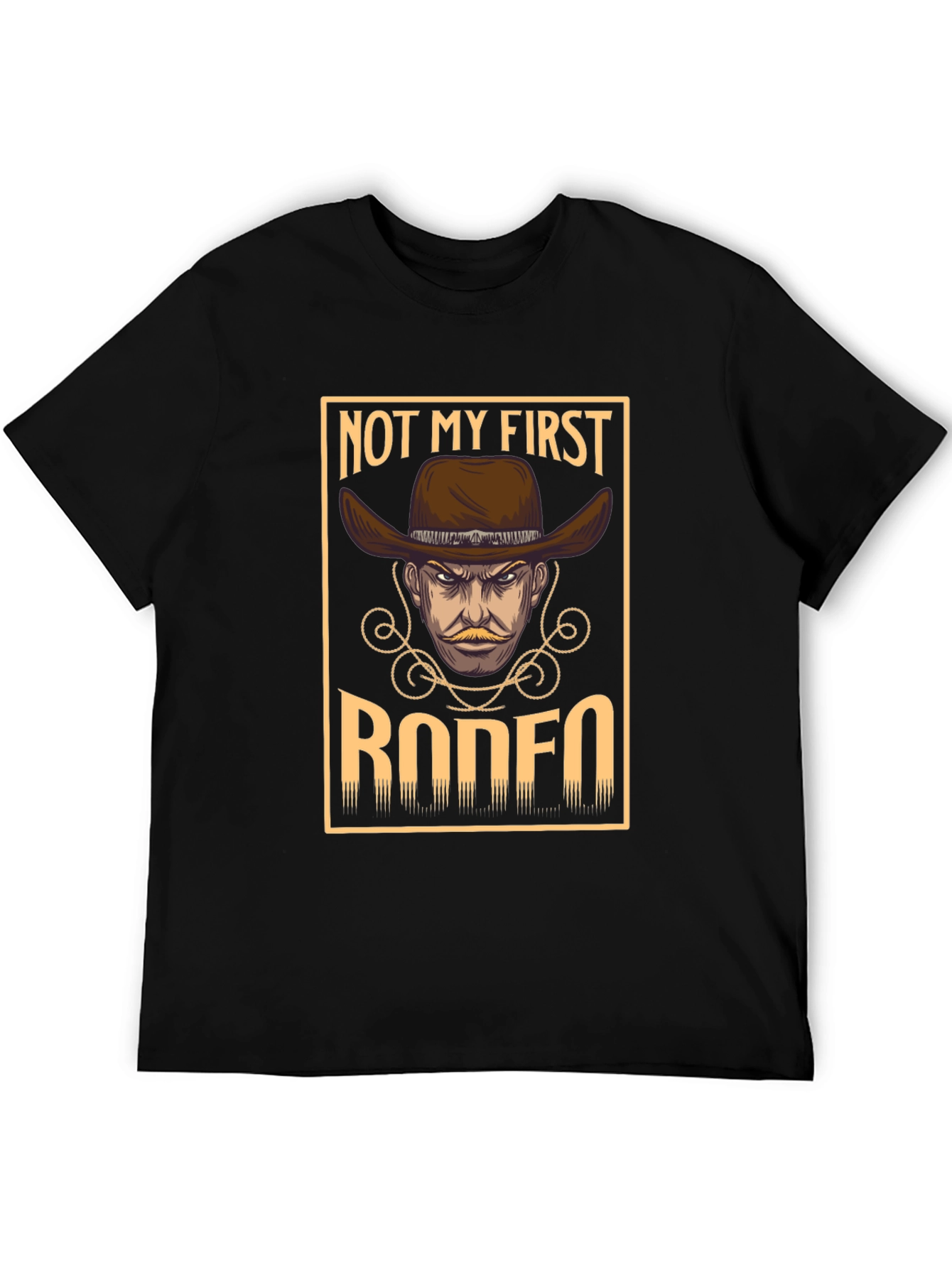 Not My First Rodeo Graphic Tee - Cowboy T-Shirt
