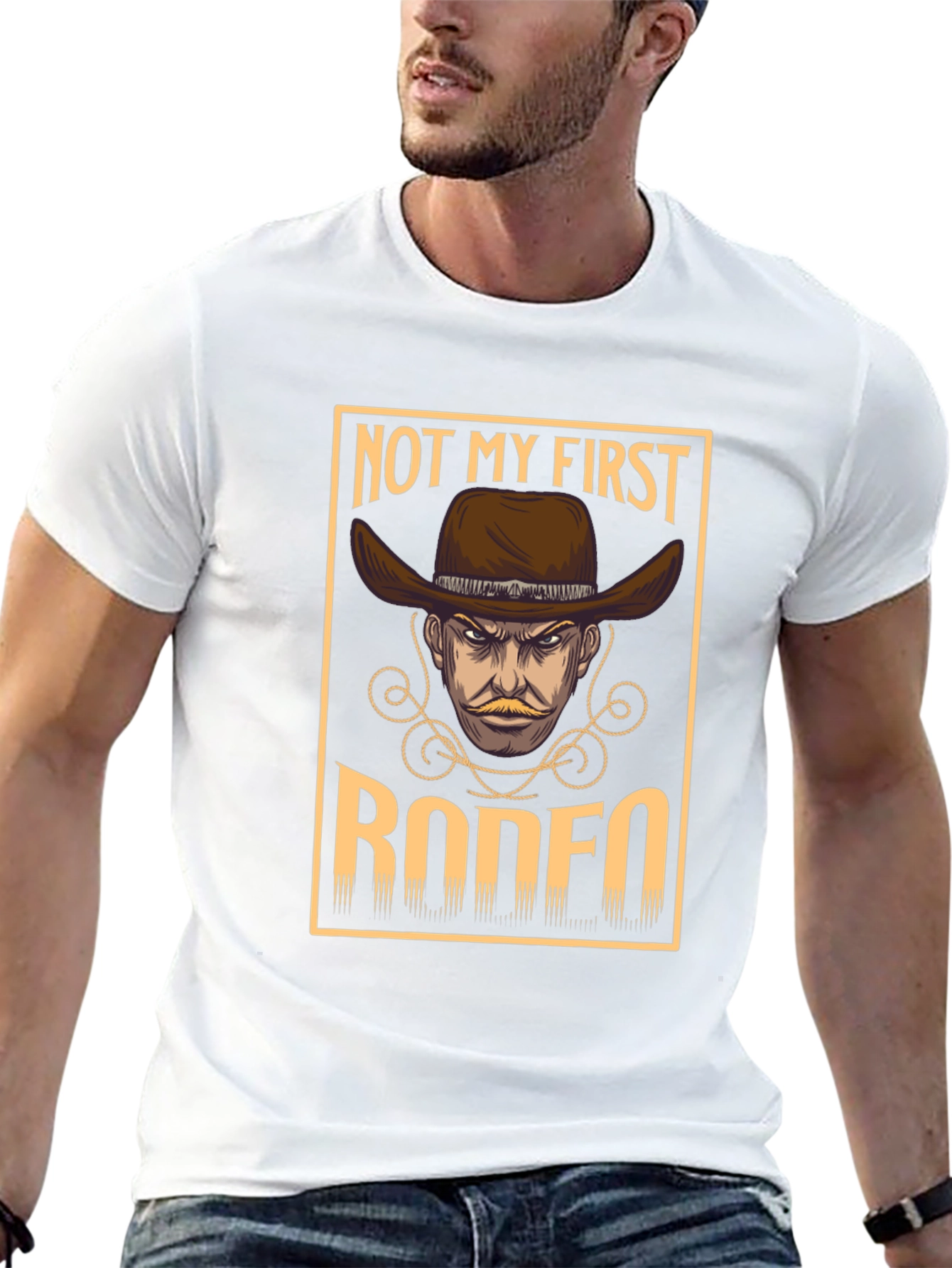 Not My First Rodeo Graphic Tee - Cowboy T-Shirt