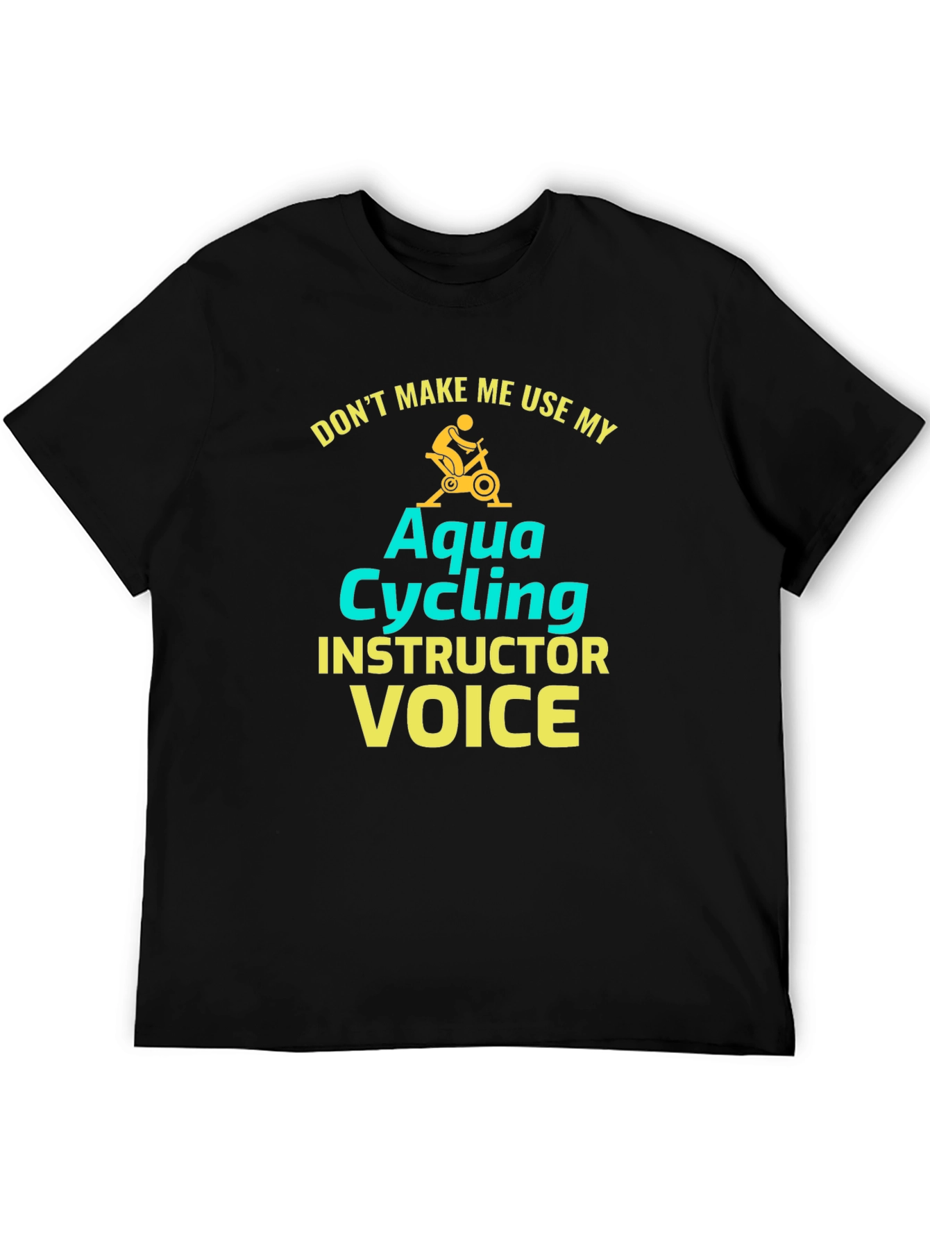 Aqua Cycling Instructor T-Shirt - Funny Fitness Tee