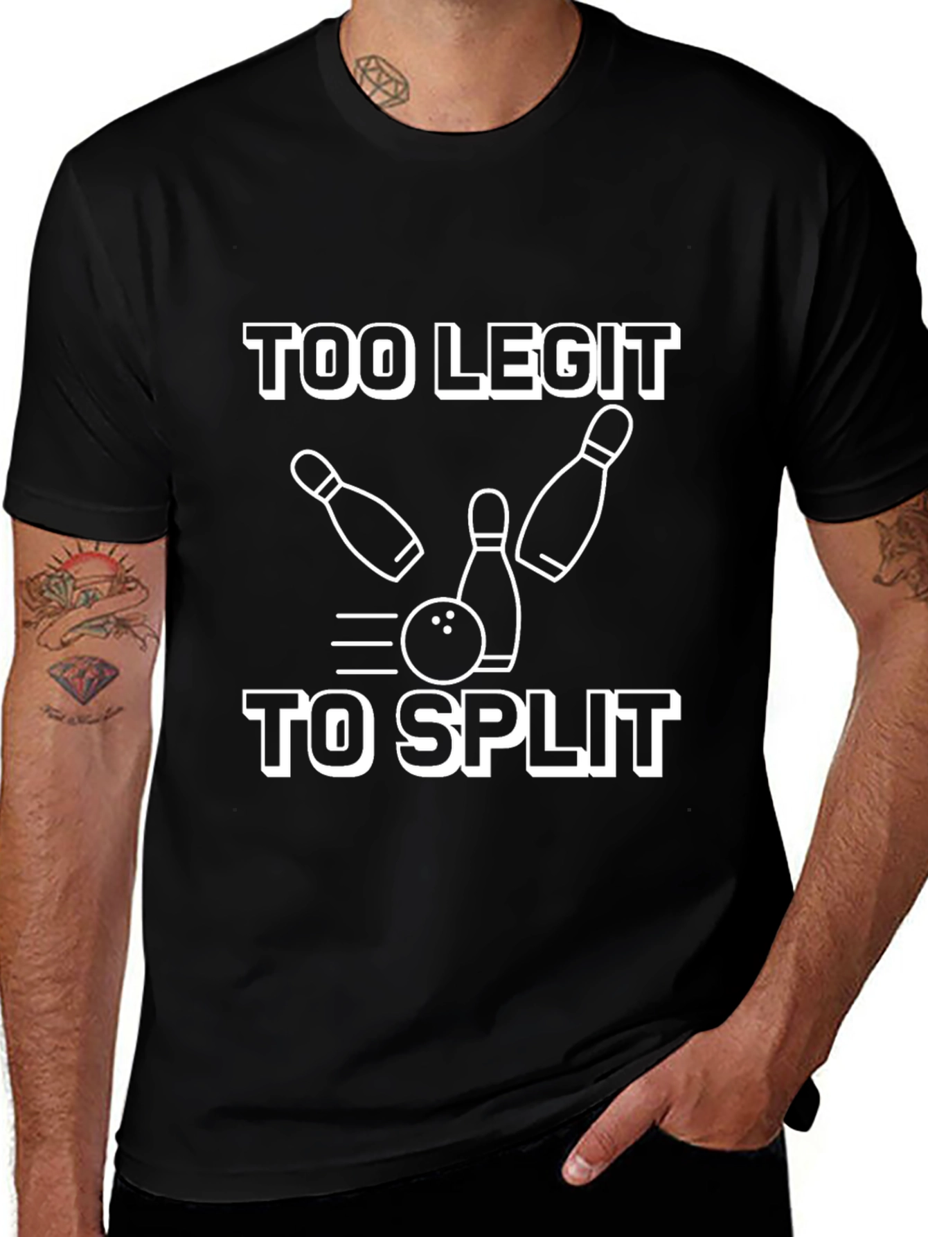 Too Legit To Split Bowling T-Shirt