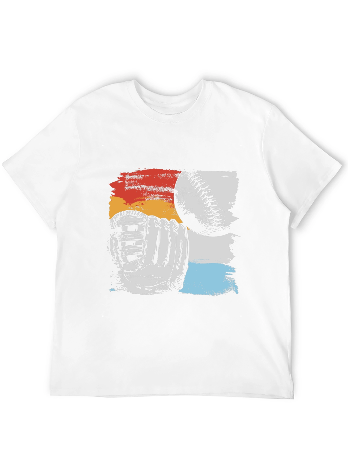 Baseball Glove & Ball Graphic T-Shirt