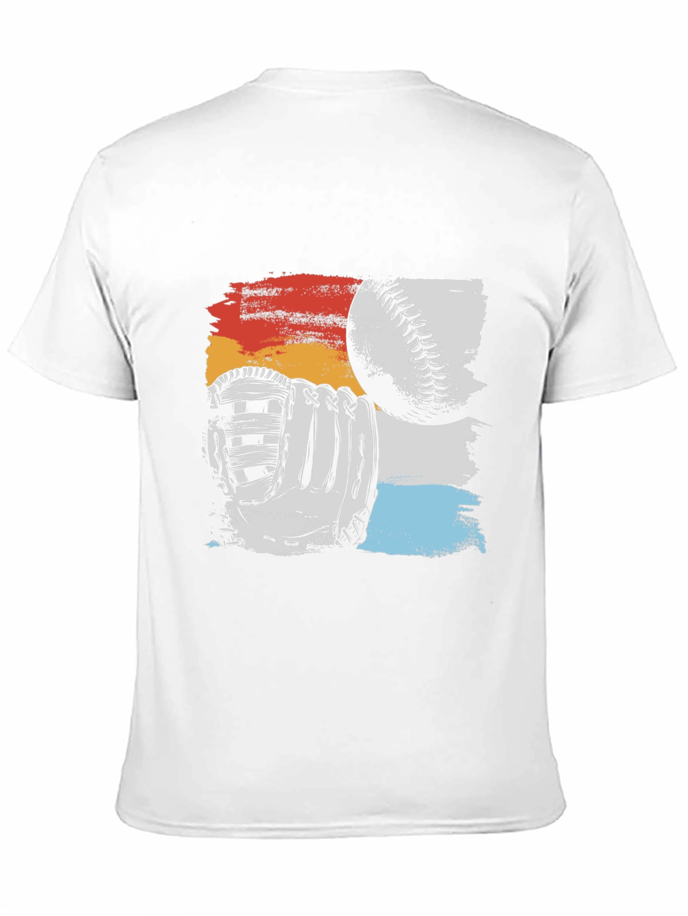 Baseball Glove & Ball Graphic T-Shirt