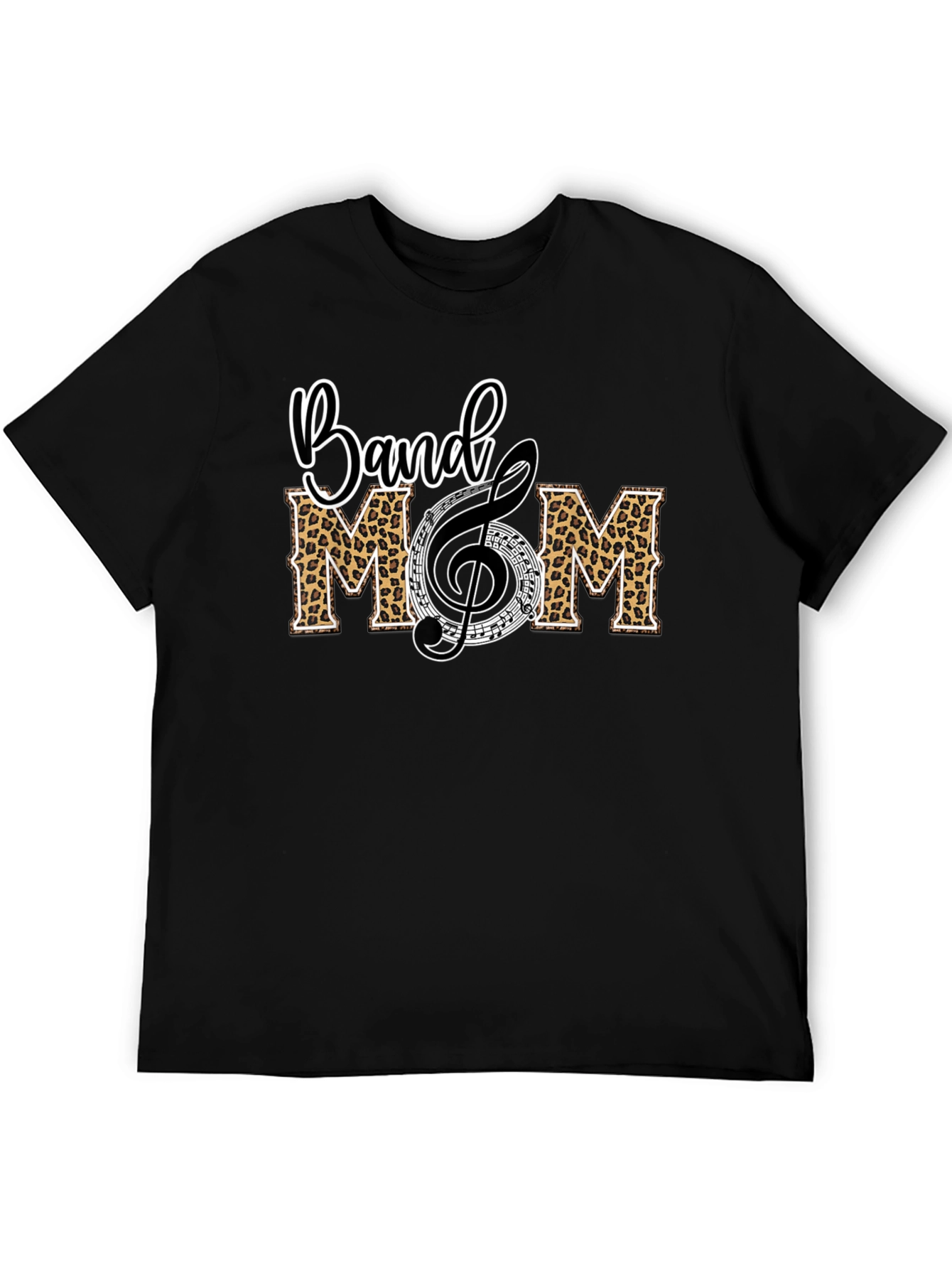 Band Mom Leopard Print T-Shirt