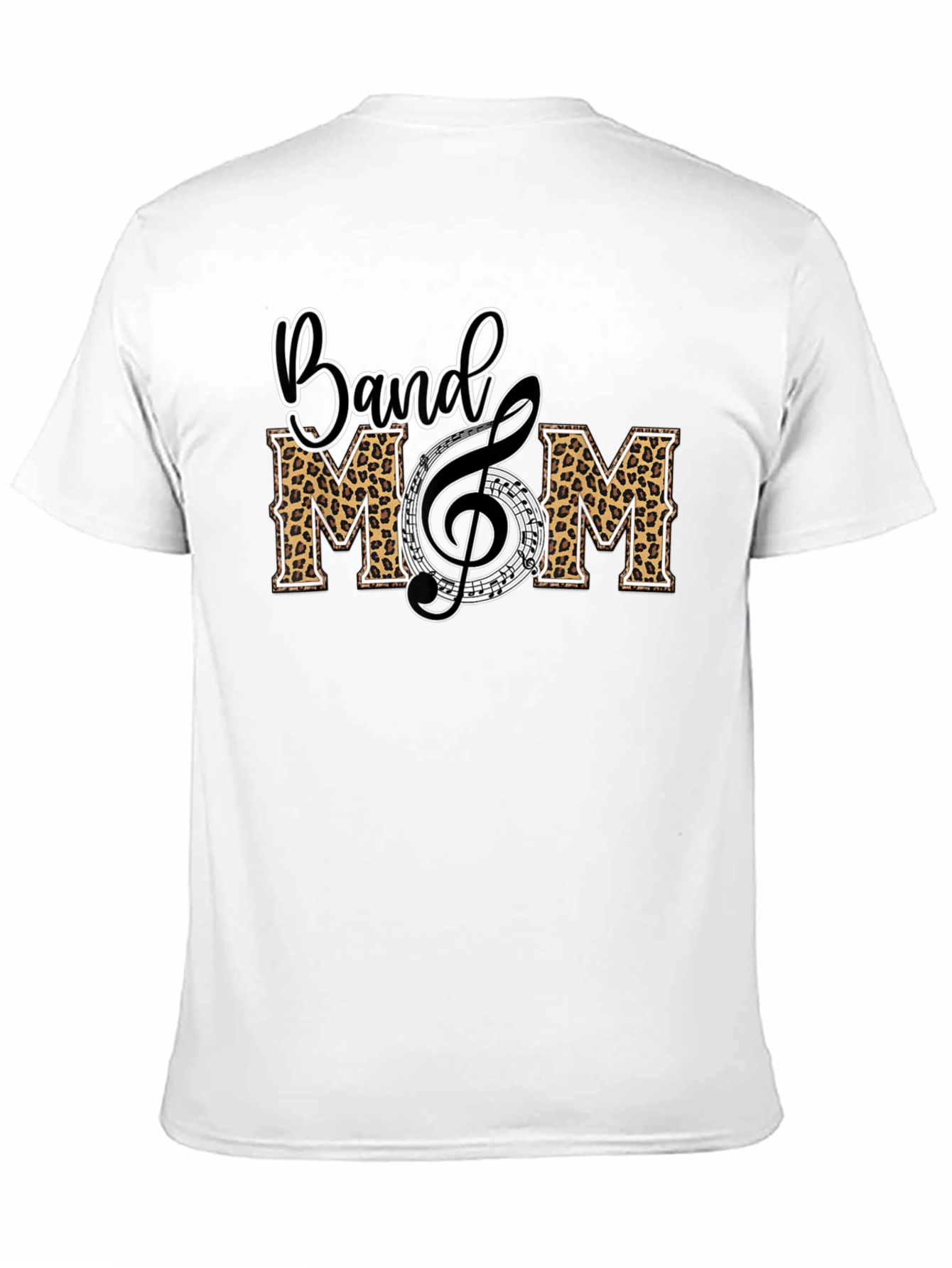 Band Mom Leopard Print T-Shirt
