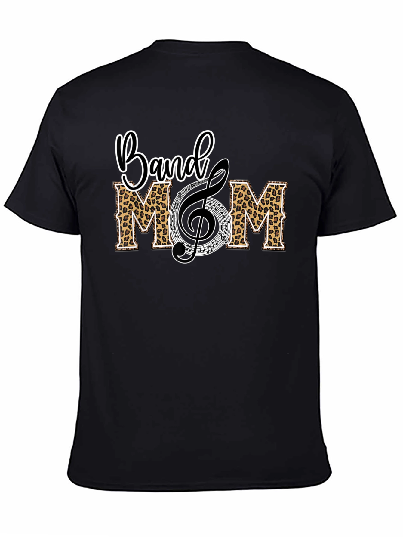 Band Mom Leopard Print T-Shirt