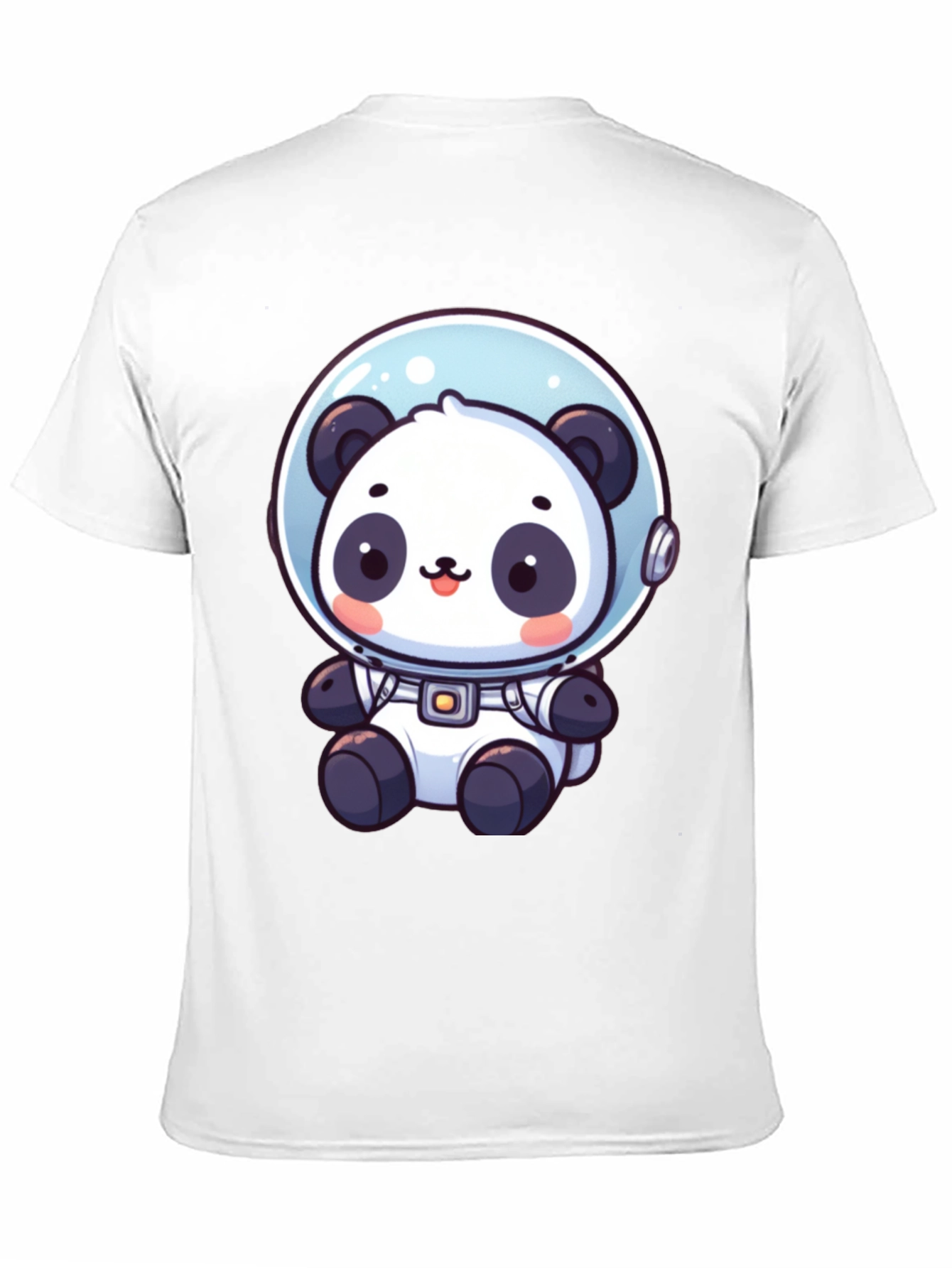Astronaut Panda Graphic Tee - Black
