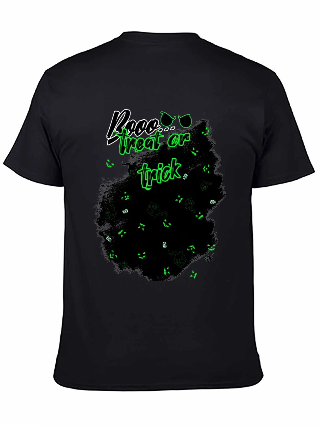 Boo Treat Or Trick Black T-Shirt