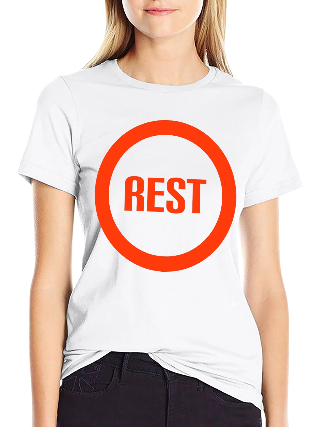 REST Graphic Tee - Casual Comfort