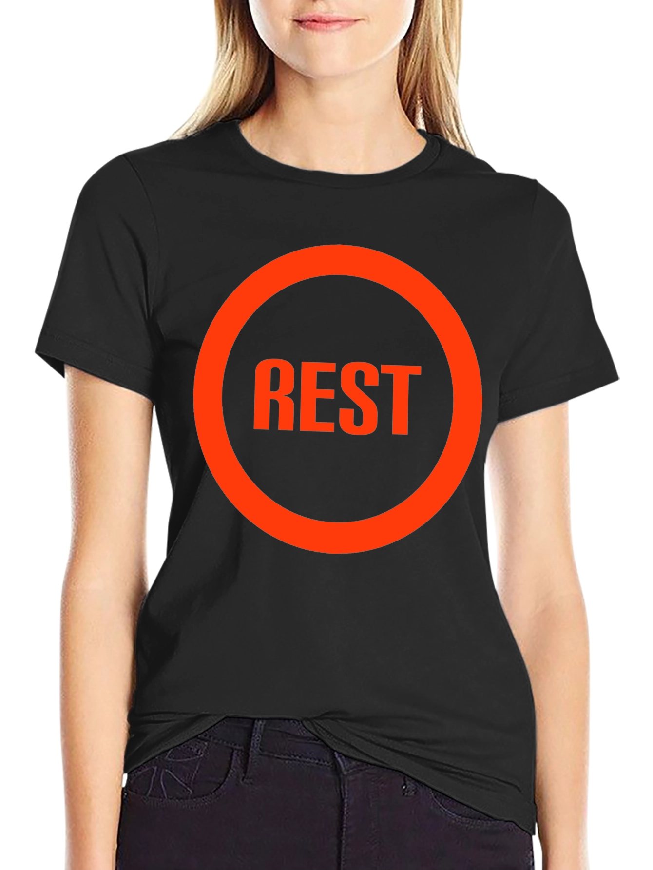 REST Graphic Tee - Casual Comfort