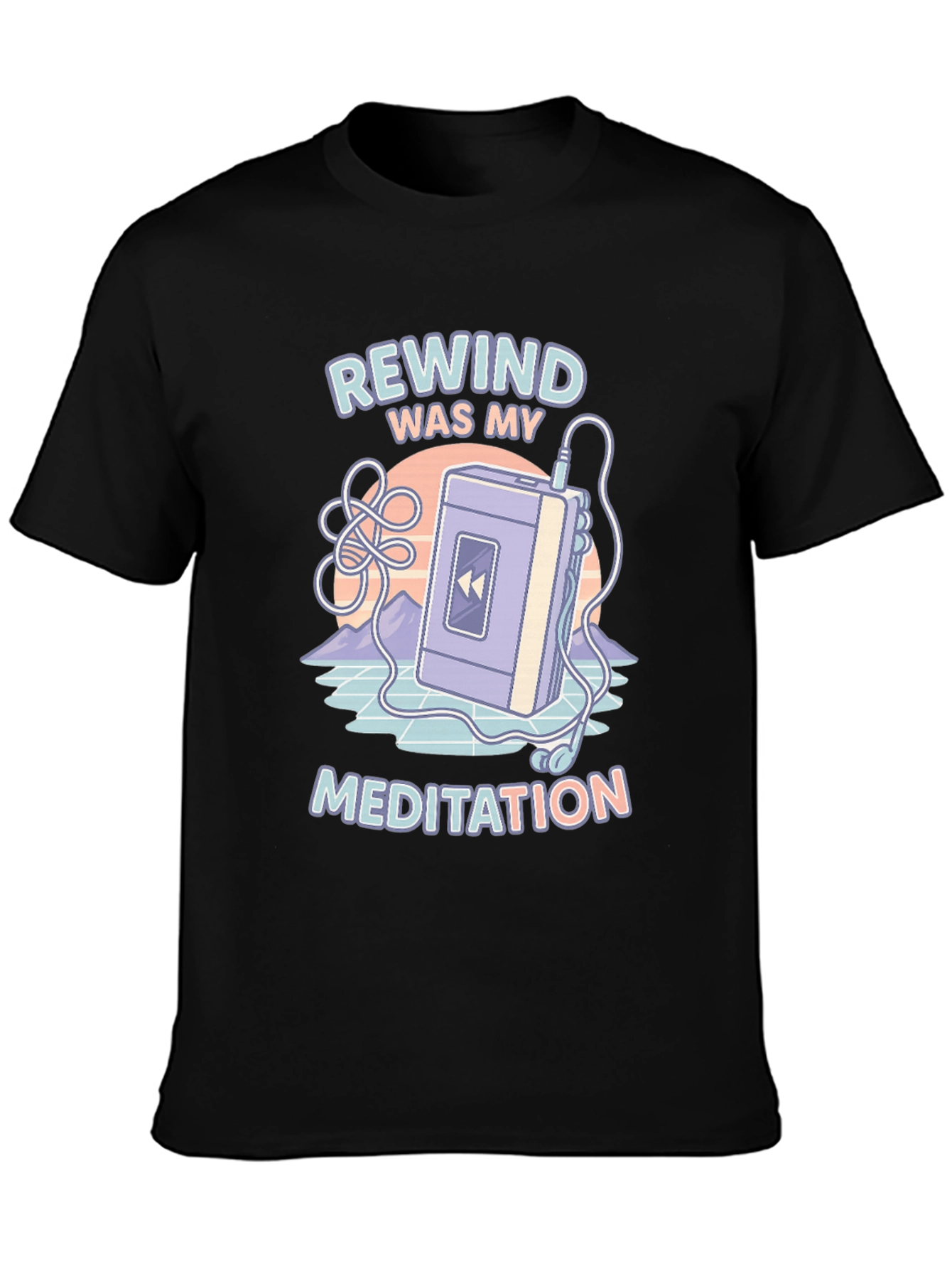 Rewind Meditation Retro T-Shirt