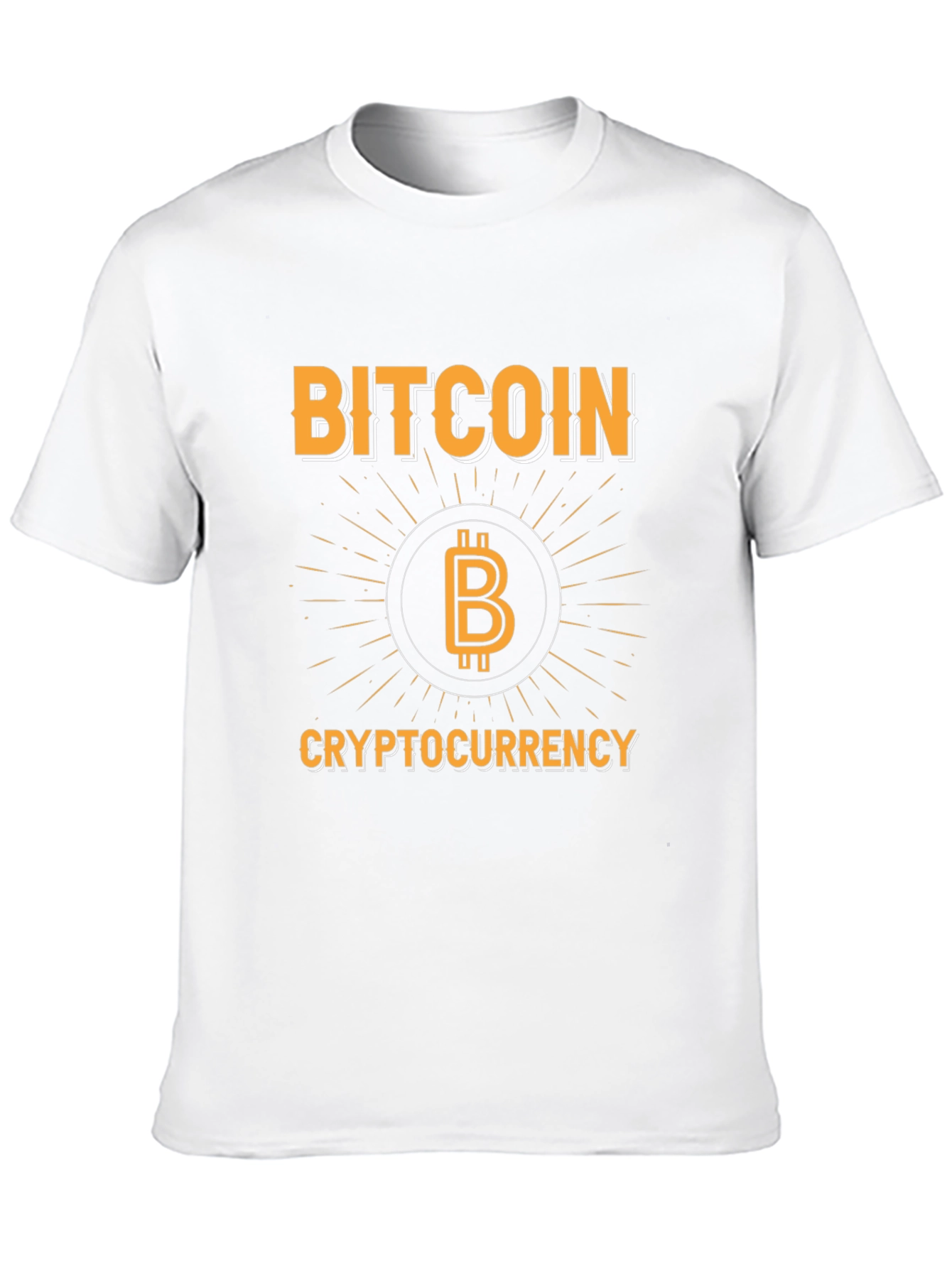 Bitcoin Cryptocurrency Graphic T-Shirt