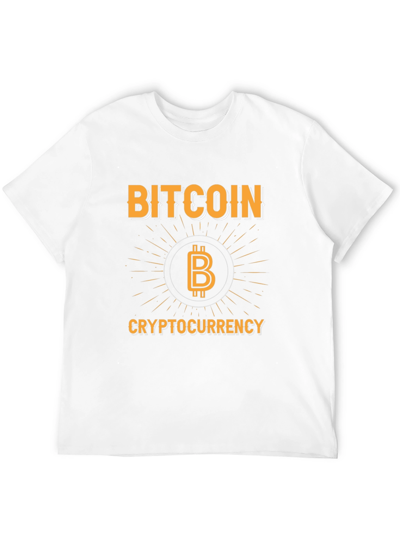 Bitcoin Cryptocurrency Graphic T-Shirt