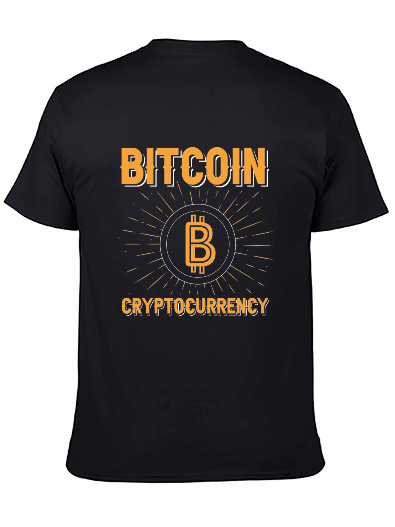 Bitcoin Cryptocurrency Graphic T-Shirt