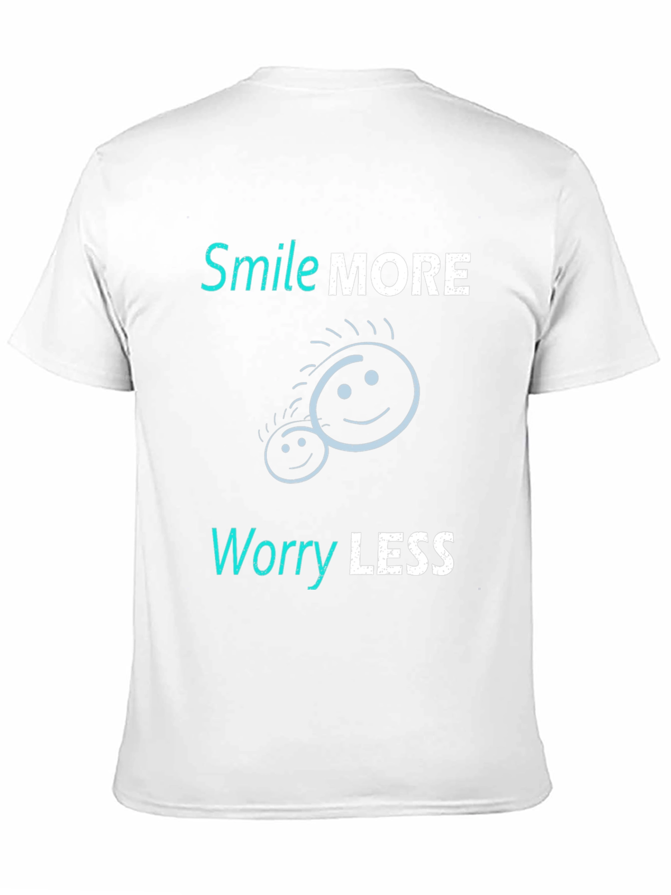 Smile More Worry Less Graphic Tee