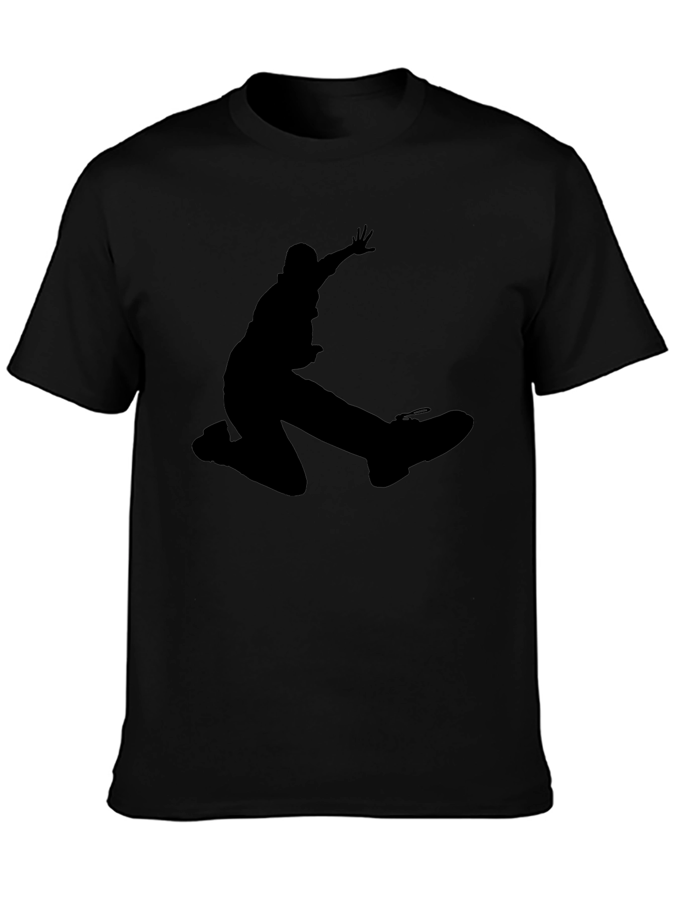 Cool Silhouette Black Graphic Tee Shirt