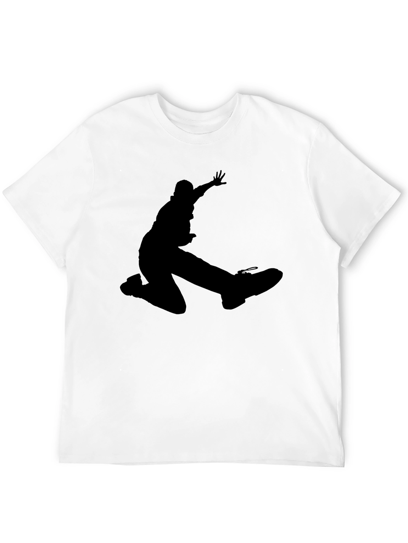 Cool Silhouette Black Graphic Tee Shirt