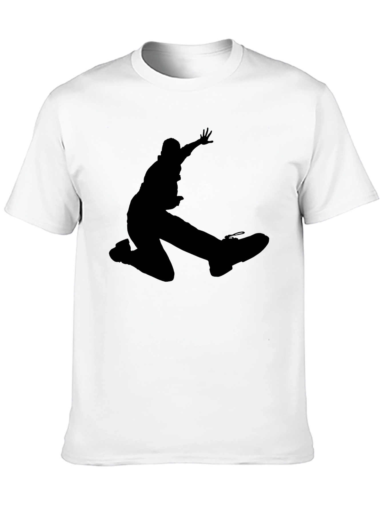 Cool Silhouette Black Graphic Tee Shirt