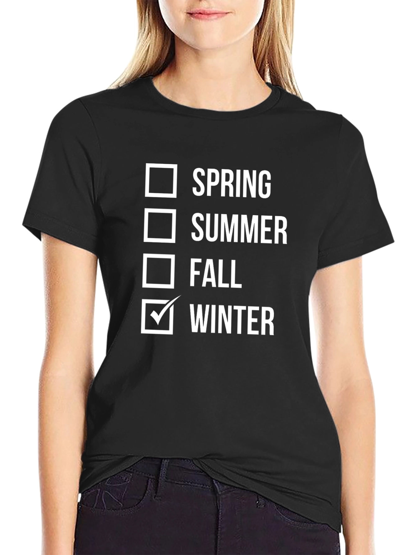 Winter Choice T-Shirt - Funny Season Selection Tee