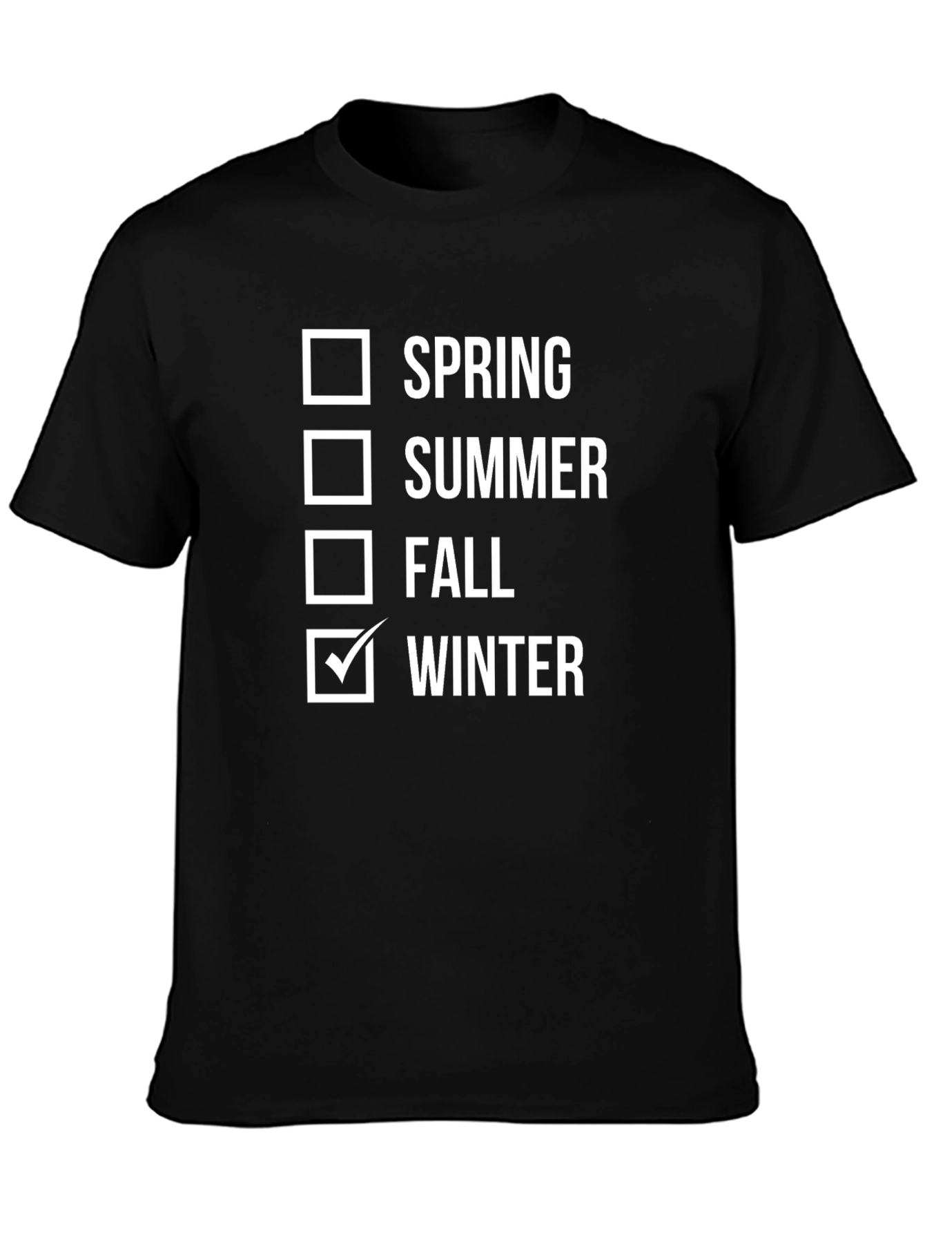 Winter Choice T-Shirt - Funny Season Selection Tee