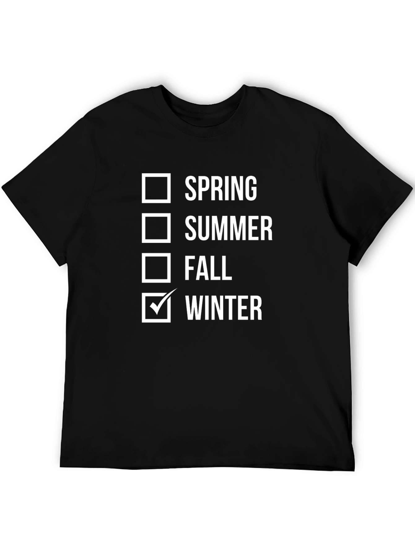Winter Choice T-Shirt - Funny Season Selection Tee