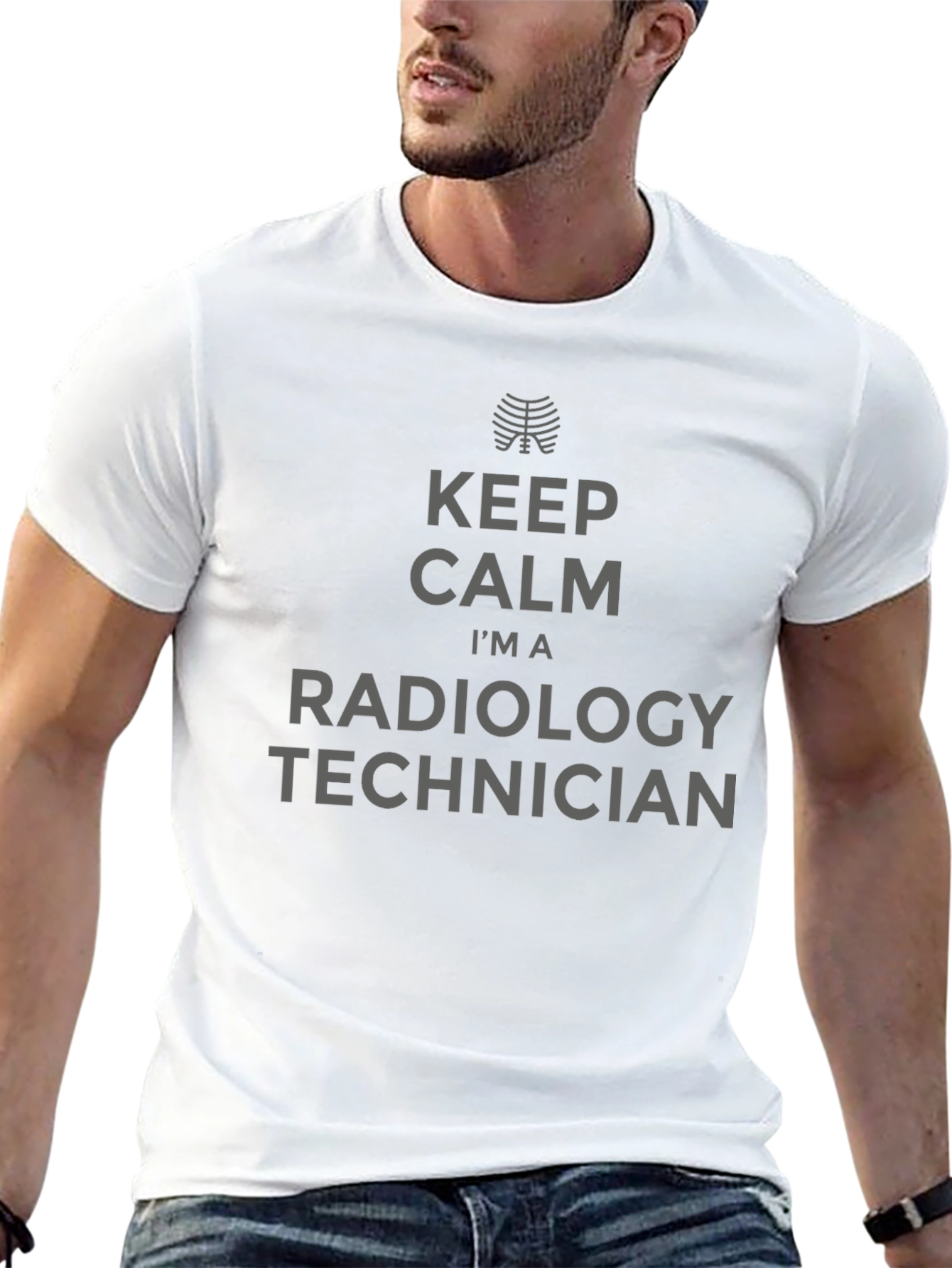 Radiology Technician T-Shirt - Keep Calm Design