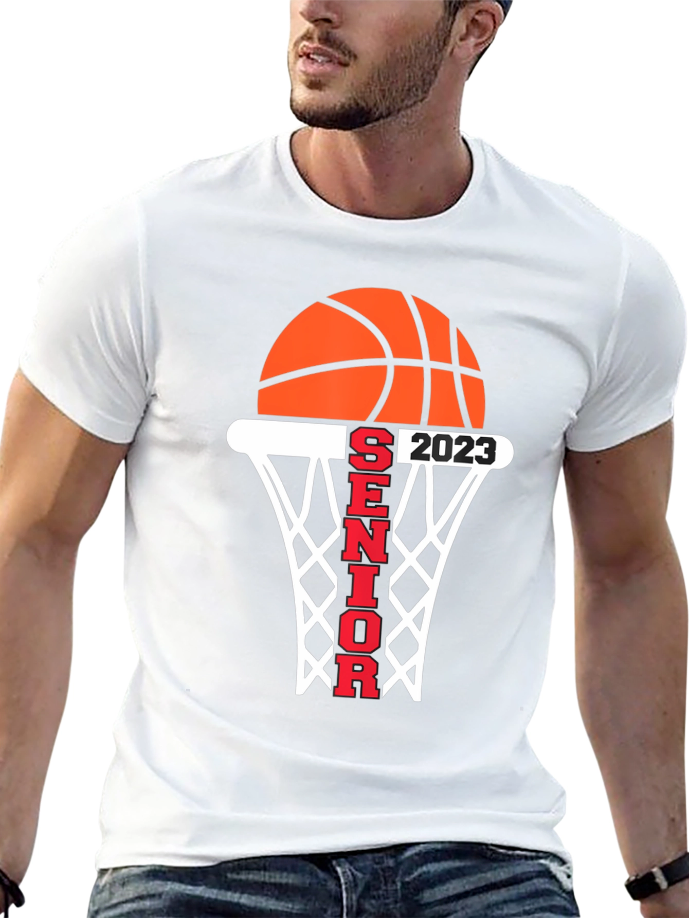Senior 2023 Basketball Graphic T-Shirt