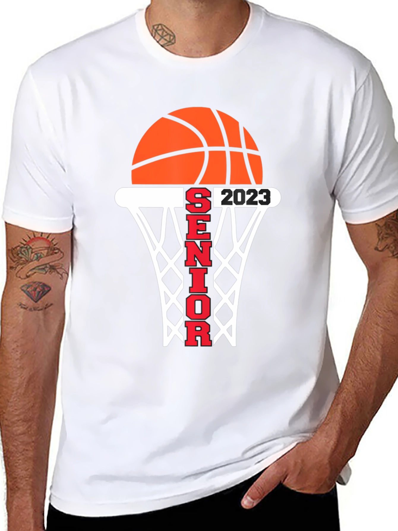 Senior 2023 Basketball Graphic T-Shirt