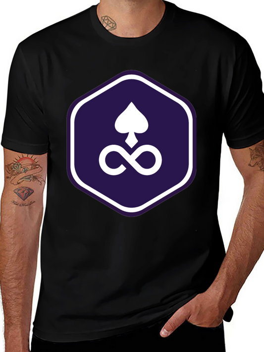 Spades Infinity Symbol Graphic Tee - Mens Black T-Shirt