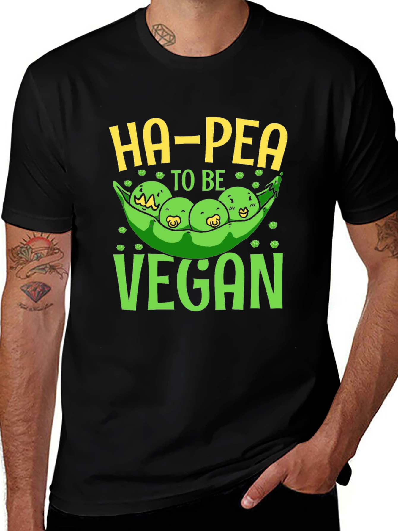 Vegan Ha-Pea To Be T-Shirt