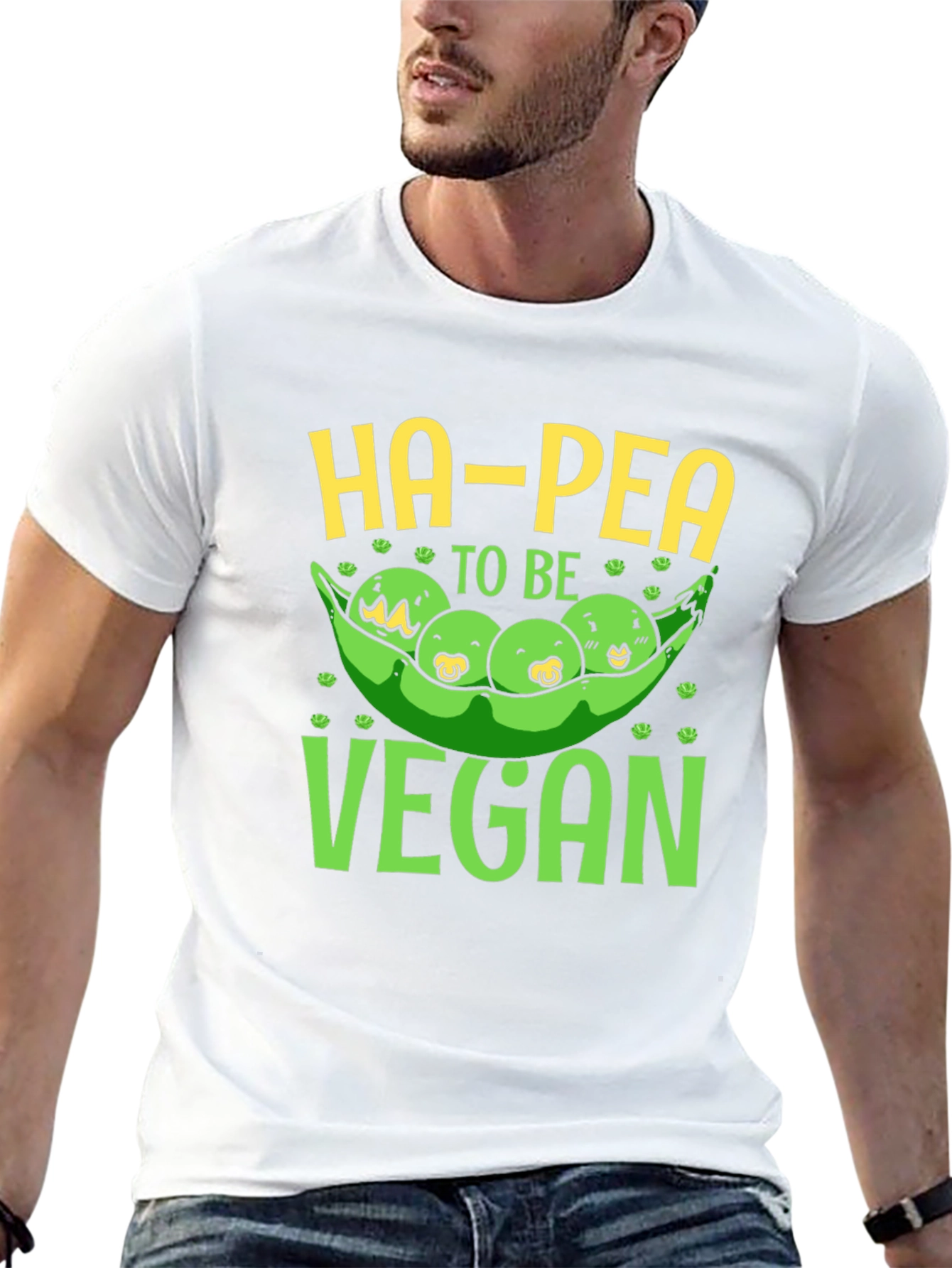 Vegan Ha-Pea To Be T-Shirt