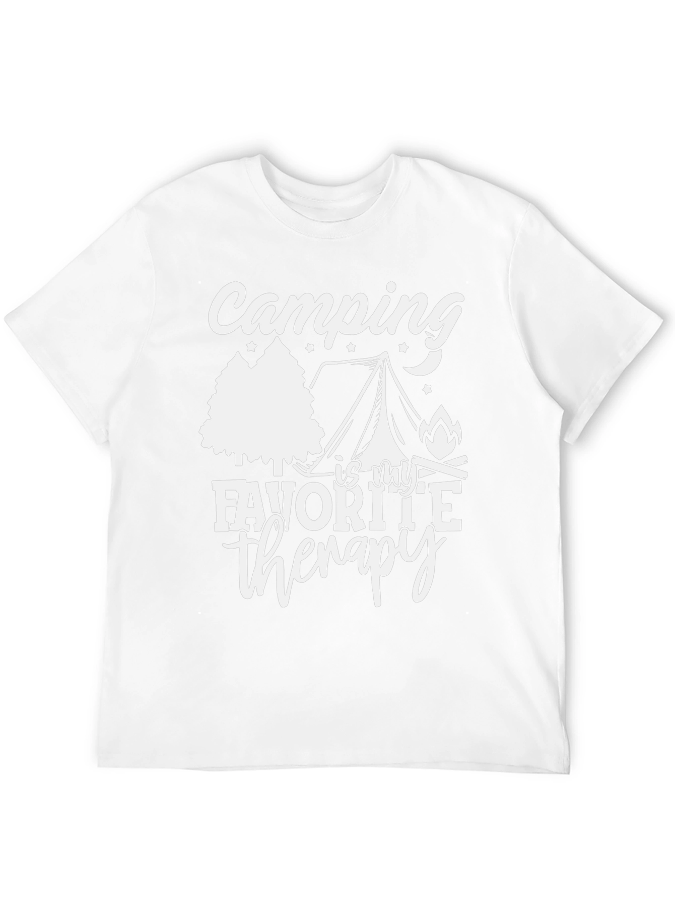 Camping Is My Favorite Therapy Tee