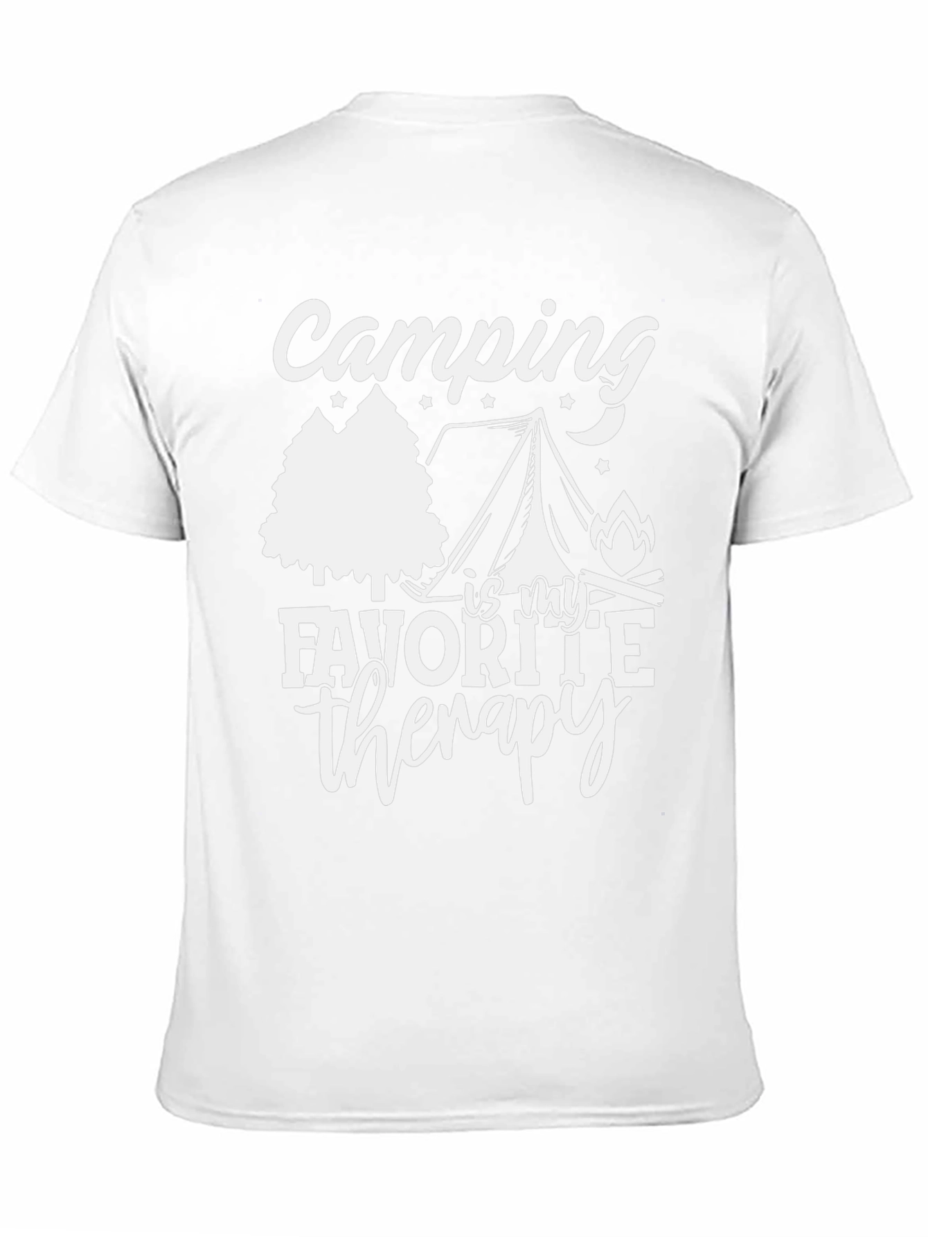Camping Is My Favorite Therapy Tee