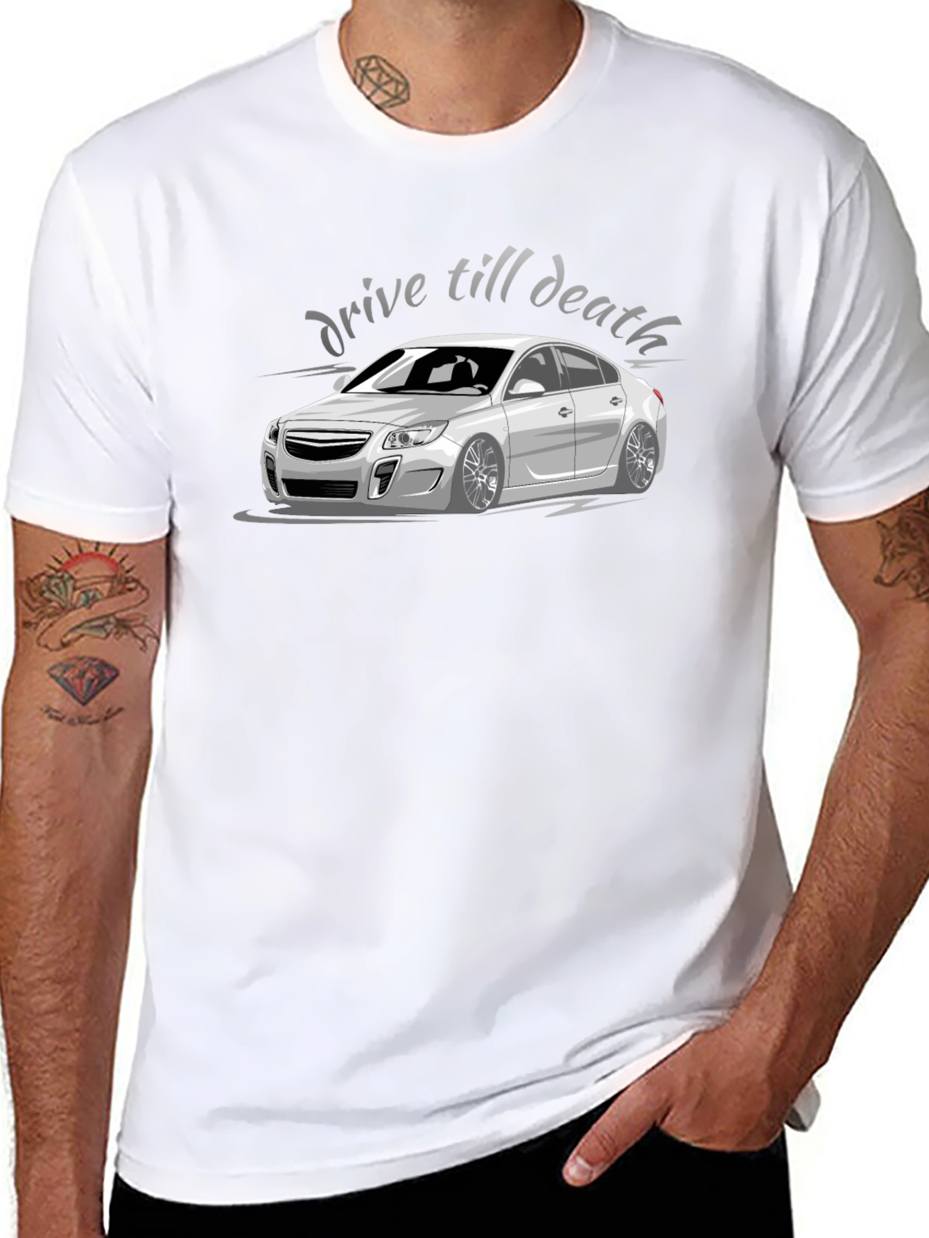 Drive Till Death T-Shirt - Car Enthusiast